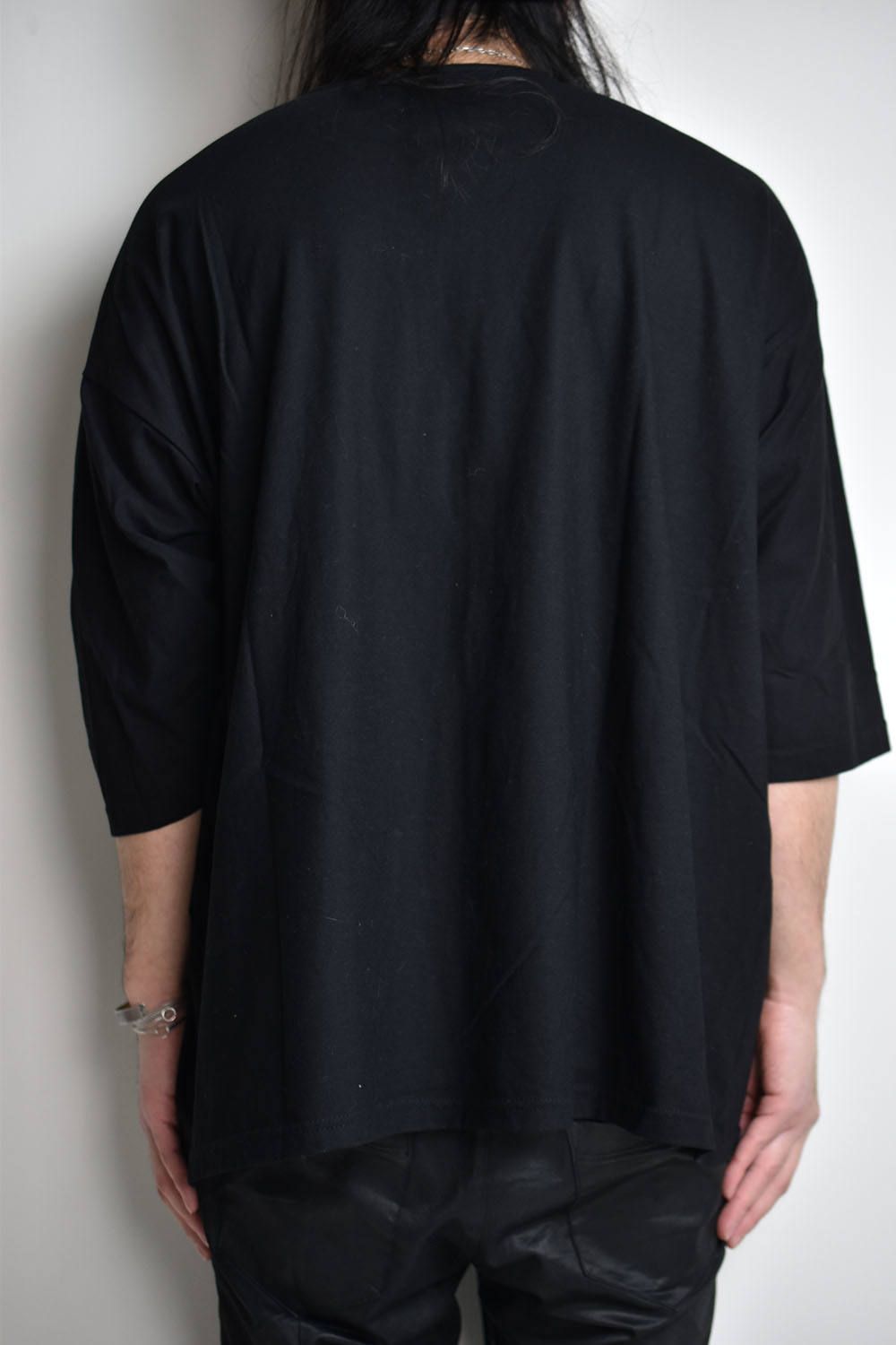 Loose Fit M/S T-Shirt"Black"ルーズフィットミディアムスリーブTee"ブラック"