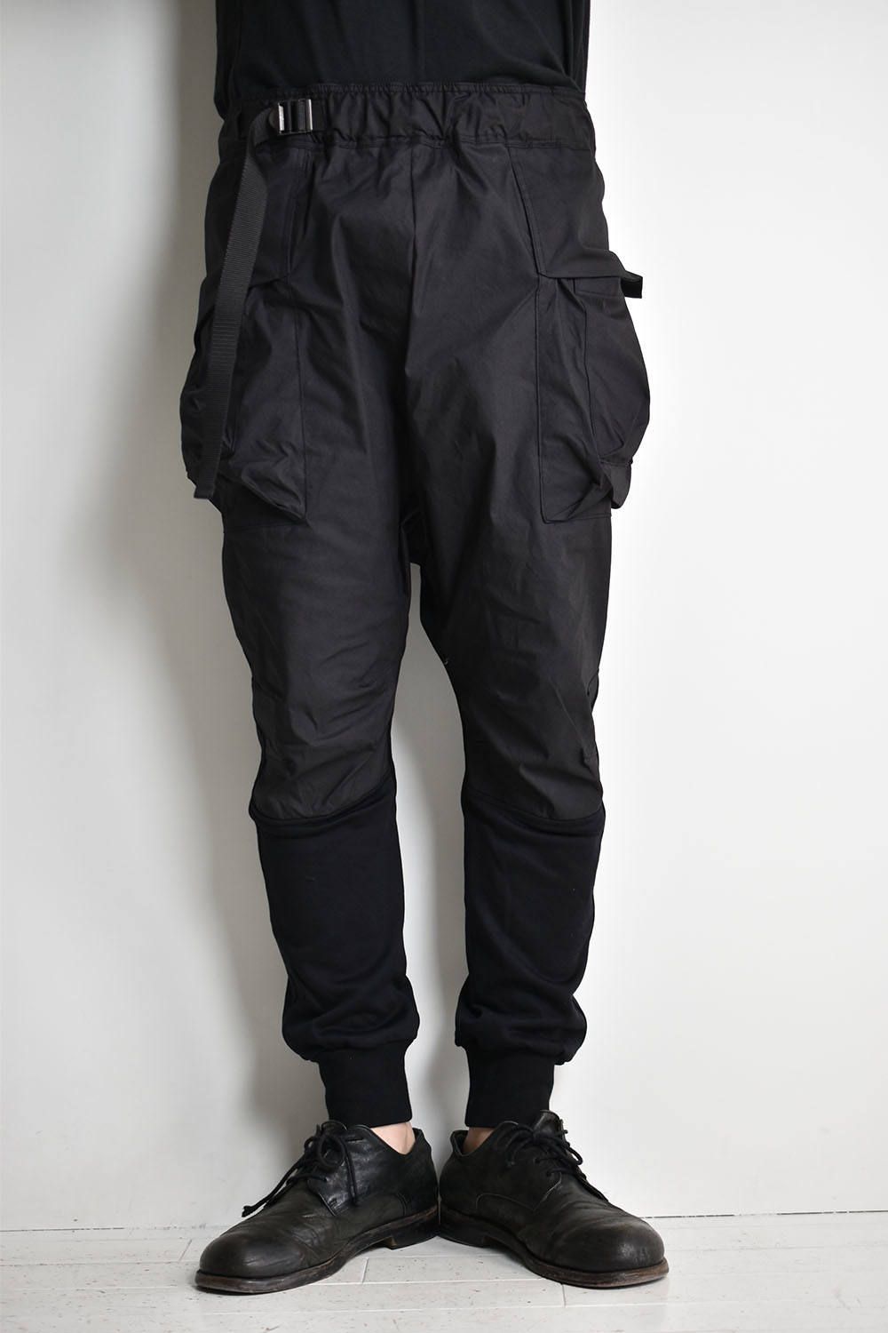 Sweat Combi Tactical Pants"Black"/裏毛コンビタクティカルパンツ"ブラック"