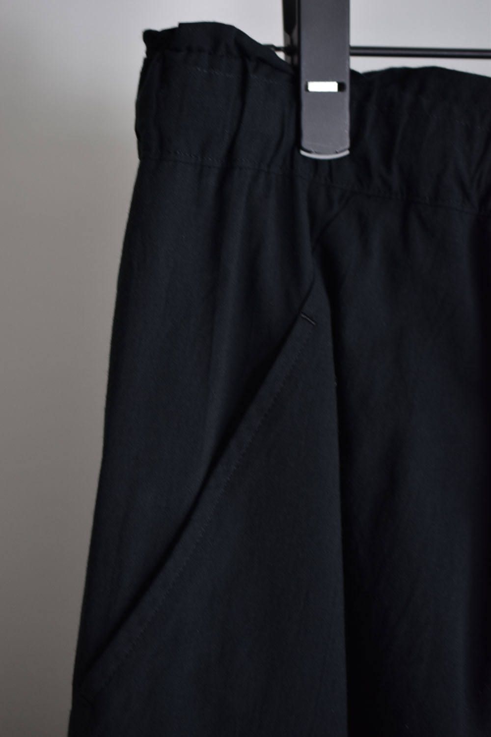 Wide Easy Pants(Long)"Black"/ ワイドイージーパンツ(ロング)"ブラック"