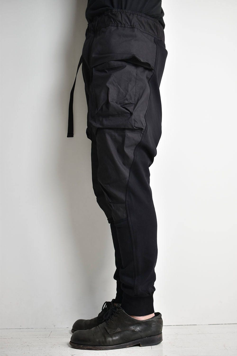 Sweat Combi Tactical Pants"Black"/裏毛コンビタクティカルパンツ"ブラック"