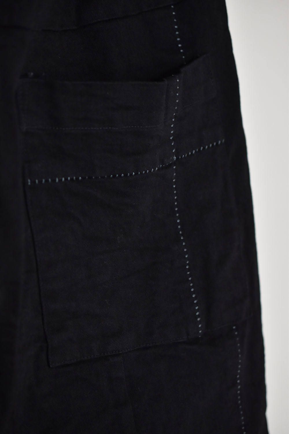 《ラスト1点!!》Denim Sarrouel Shorts"Black"/ デニムサルエルショーツ"ブラック"