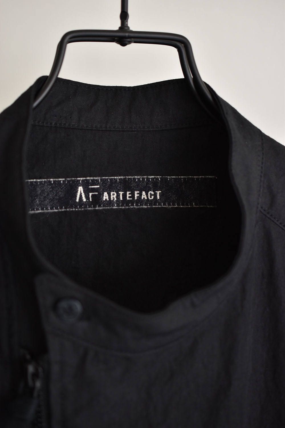 Long Zip Shirts"Black" / ロングジップシャツ"ブラック"