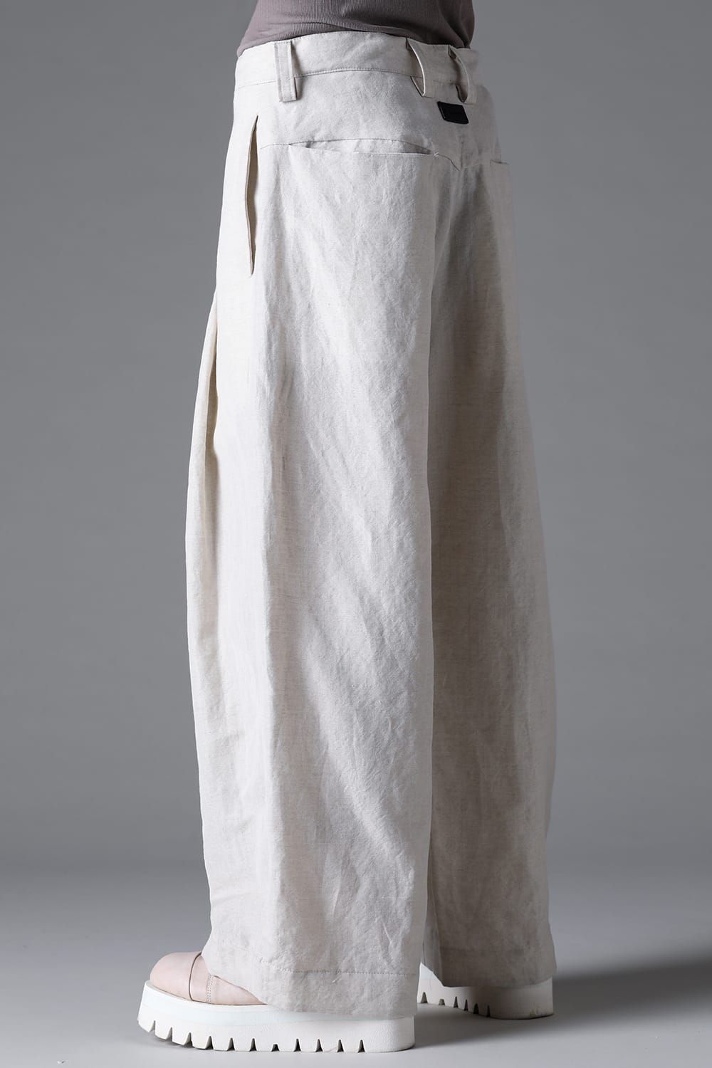 《2026SS先行予約》Tuck Wide Pants"Black / Stone /Khaki /D.Grey / ST×GY" / タックワイドパンツ"ブラック/ストーン/カーキ/ダークグレー/ストライプ×ダークグレー"