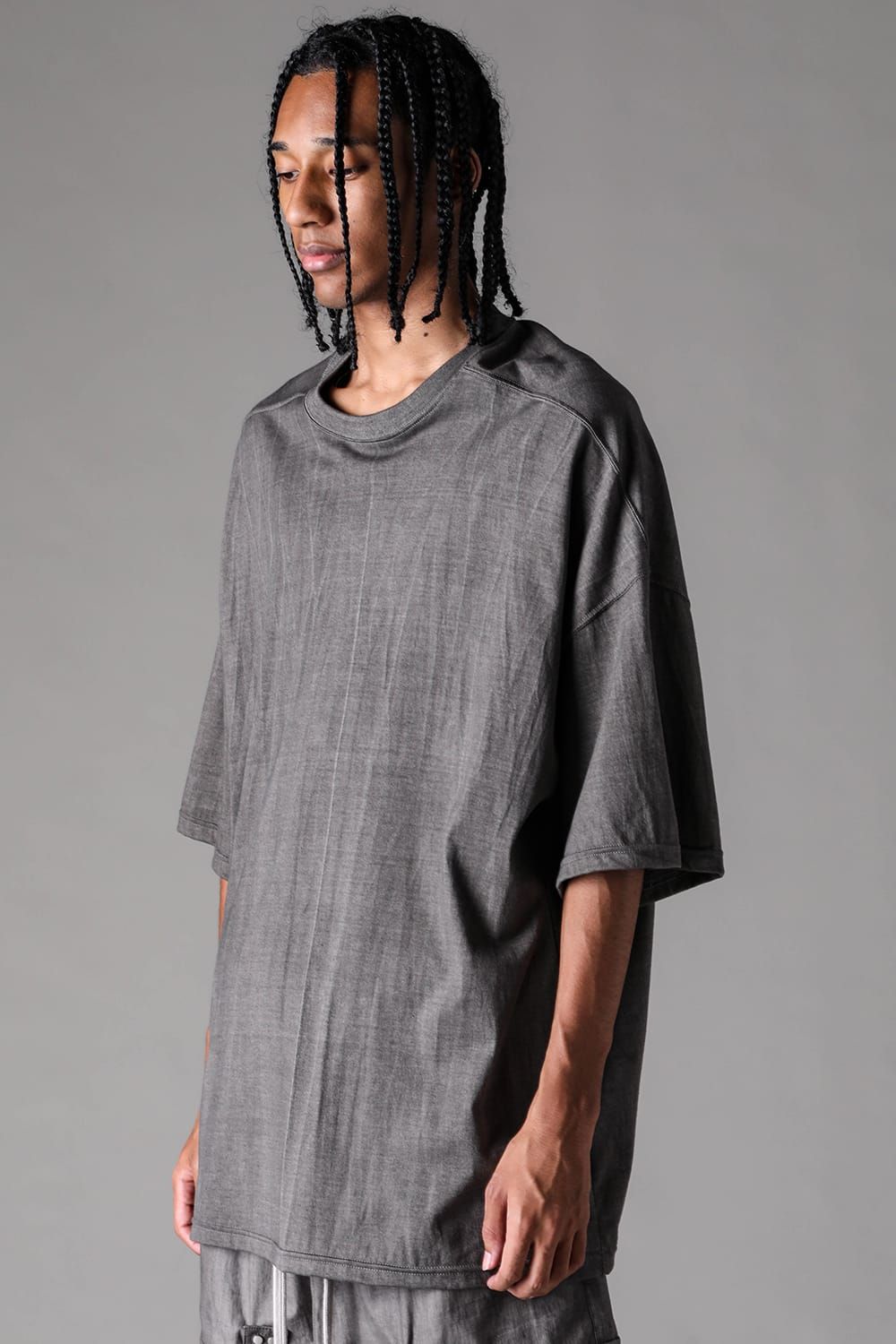 《2027SS先行予約》Sumi Dyed Jumbo Tee"L.Grey / Grey / D.Grey" / 墨染ジャンボTee"ライトグレー / グレー /ダークグレー"