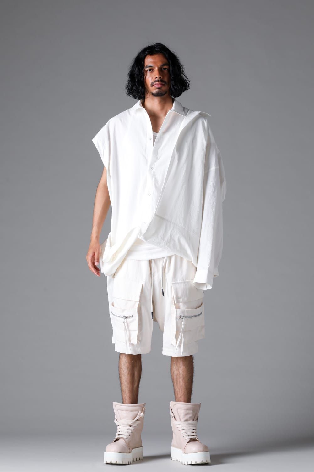 《2026SS先行予約》Coalesce Shirts"Black / White /Stone" / コウアレスシャツ"ブラック/ホワイト/ストーン"