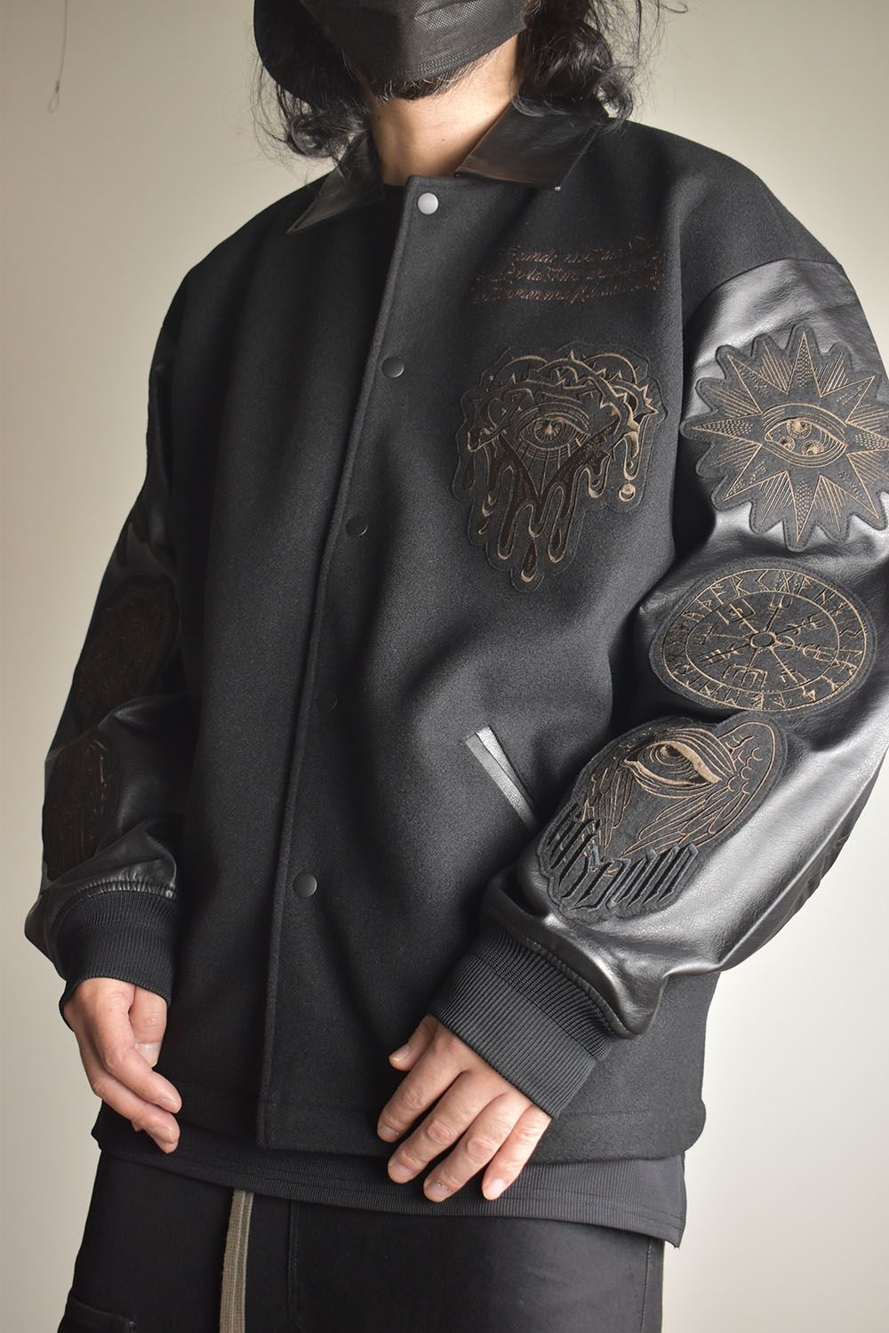 Heavy Melton Coach Jacket"Black" / ヘビーメルトンコーチジャケット"ブラック"