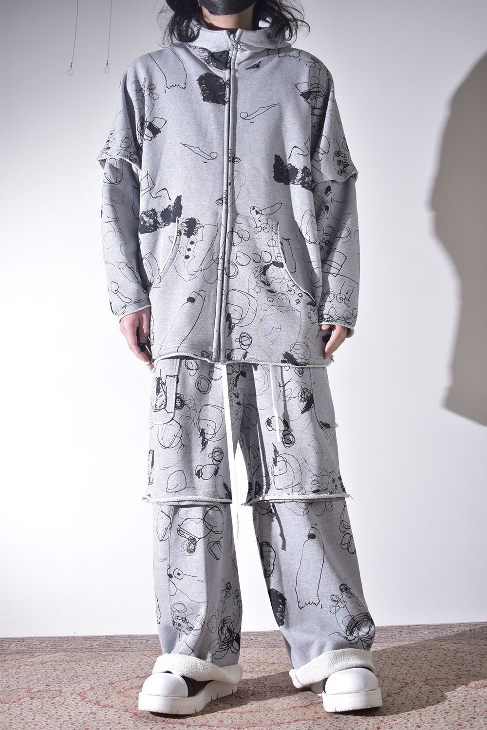 春夏のラフなスウェット