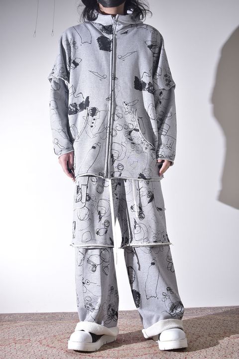 春夏のラフなスウェット