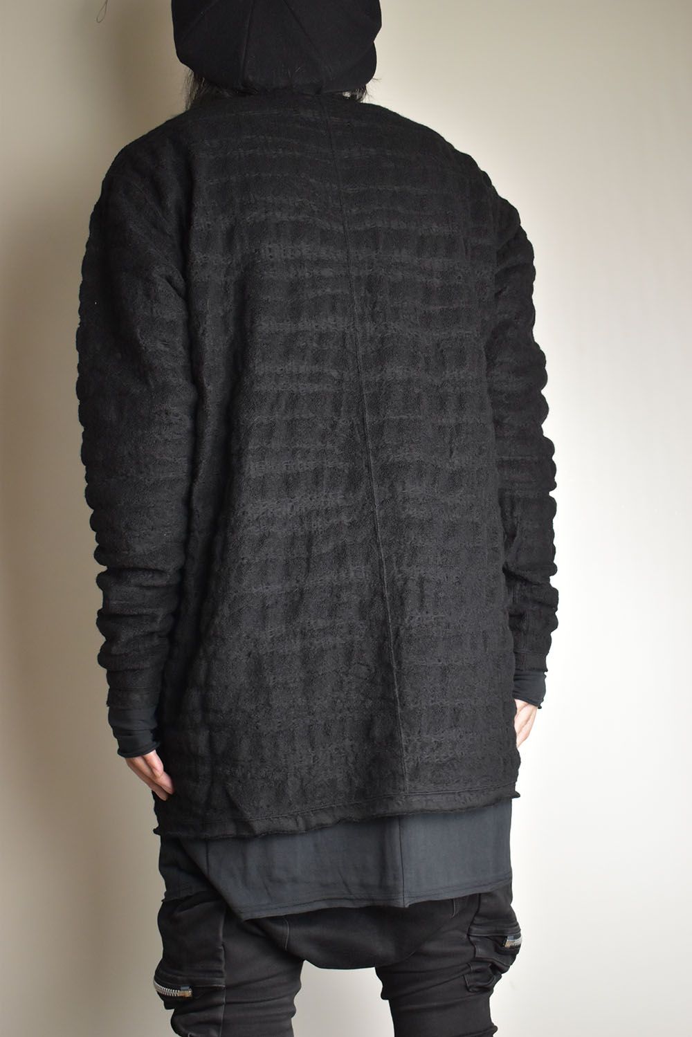 OVERSIZED LAYERED LONG SLEEVE T SHIRT"Black"/オーバーサイズドレイヤードロングスリーブTee"ブラック"