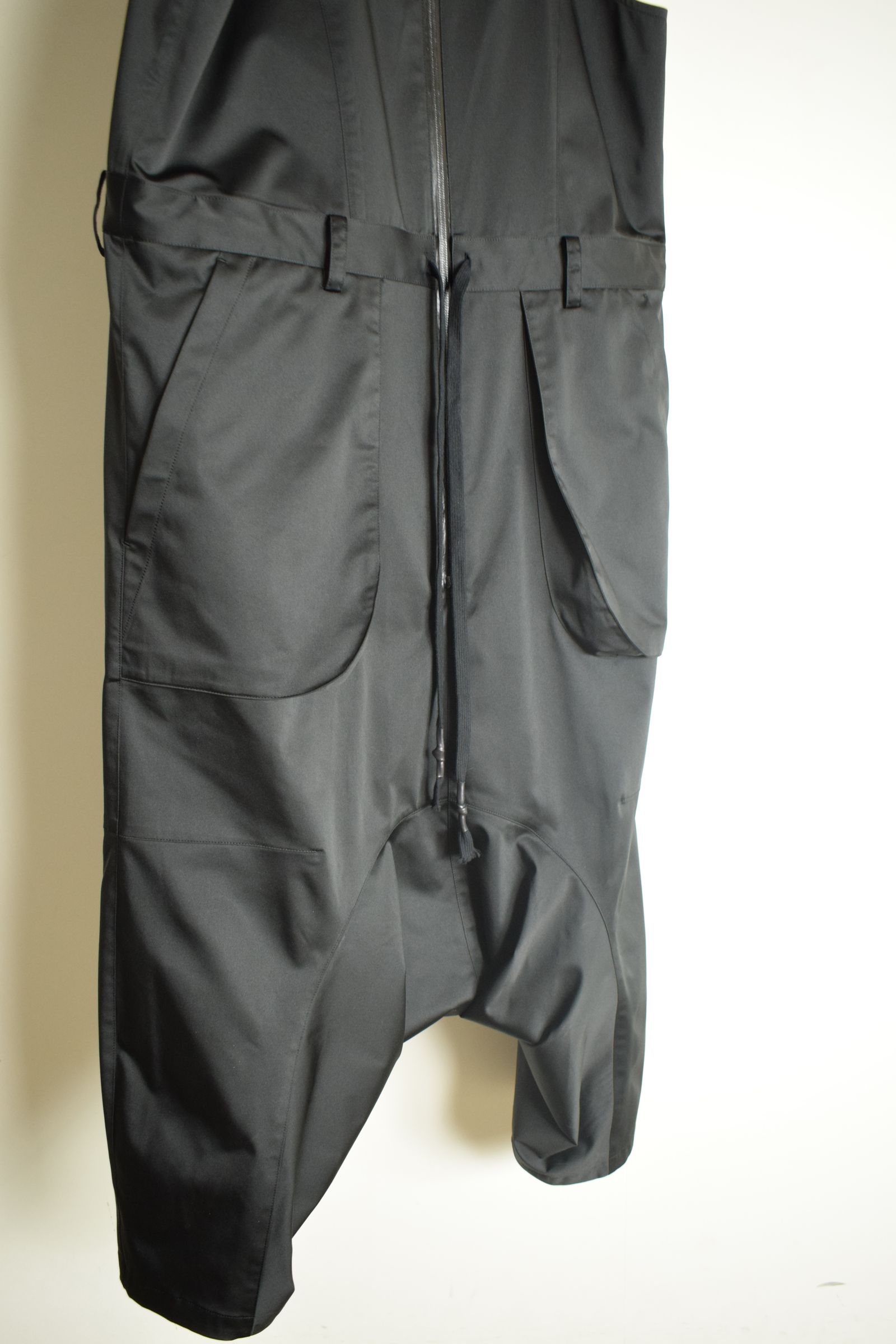 Deep Crotch Over All"Black" / ディープクロッチオーバーオール"ブラック"