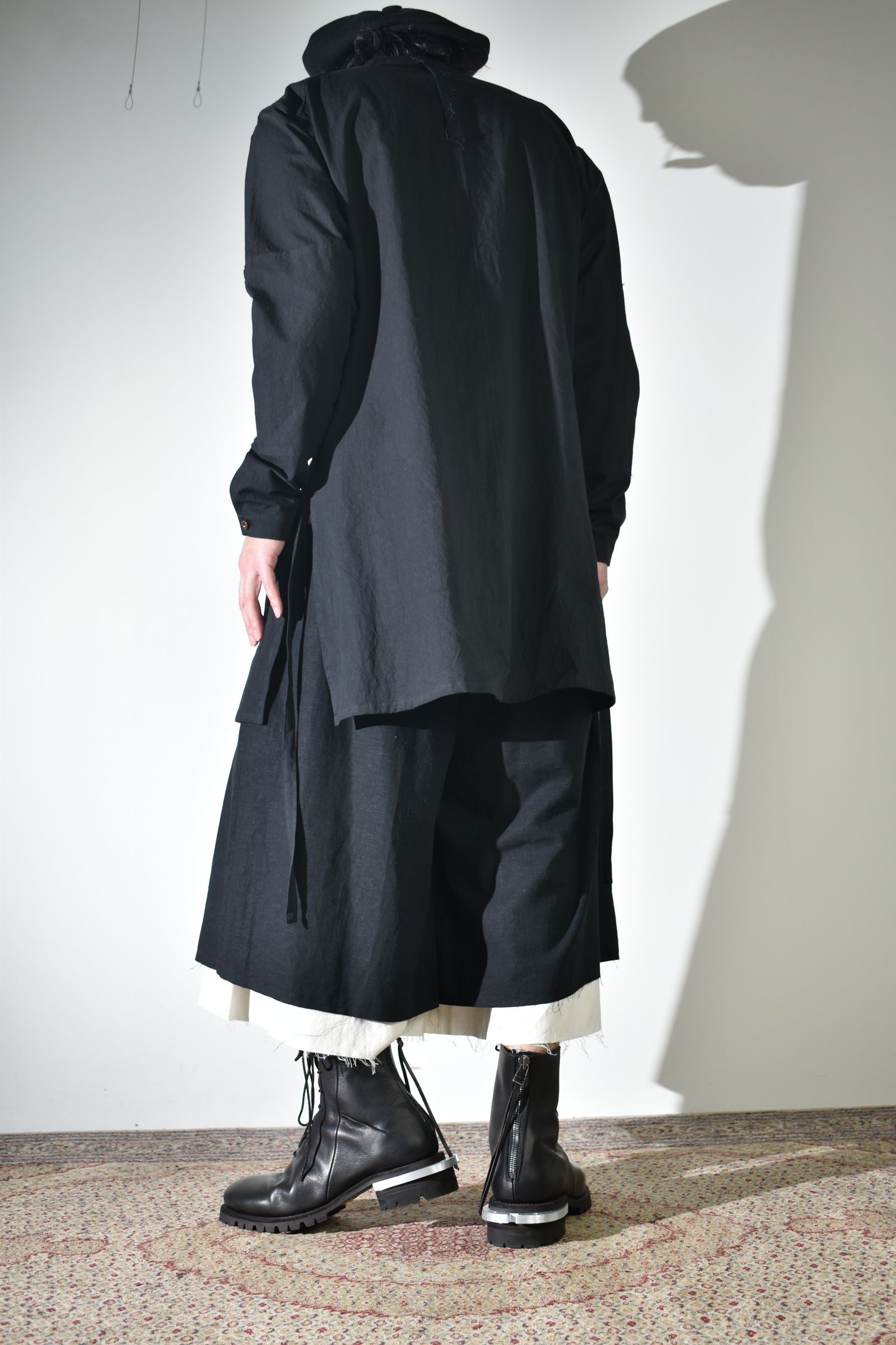 レイヤードで魅せるkujakuのハーフパンツ