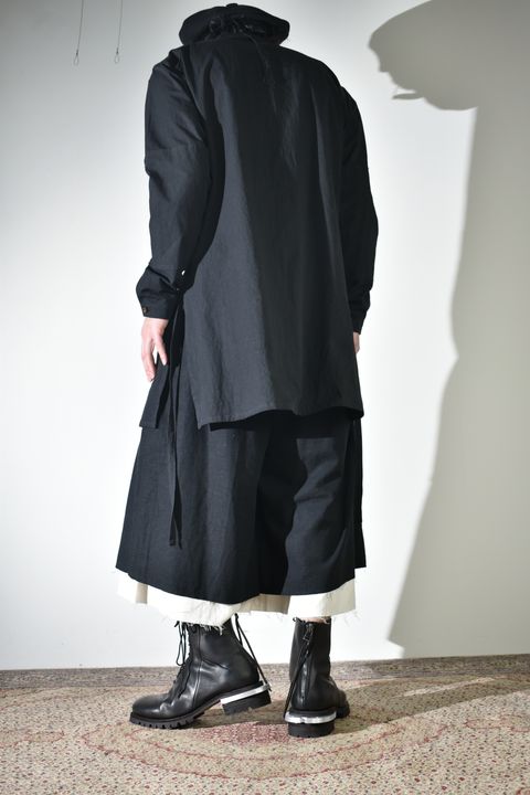 レイヤードで魅せるkujakuのハーフパンツ