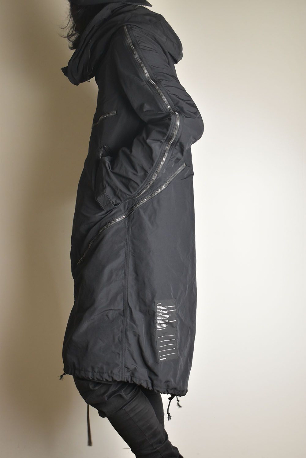 Multi Zip Military Parka Coat"Black" / マルチジップミリタリーパーカーコート"ブラック"