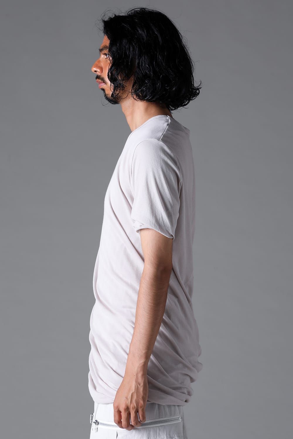 《2026SS先行予約》Twist Layered Tee"Black / Cream /White /Stone /Brown" / ツイストレイヤードTee"ブラック/クリーム/ホワイト/ストーン/ブラウン"