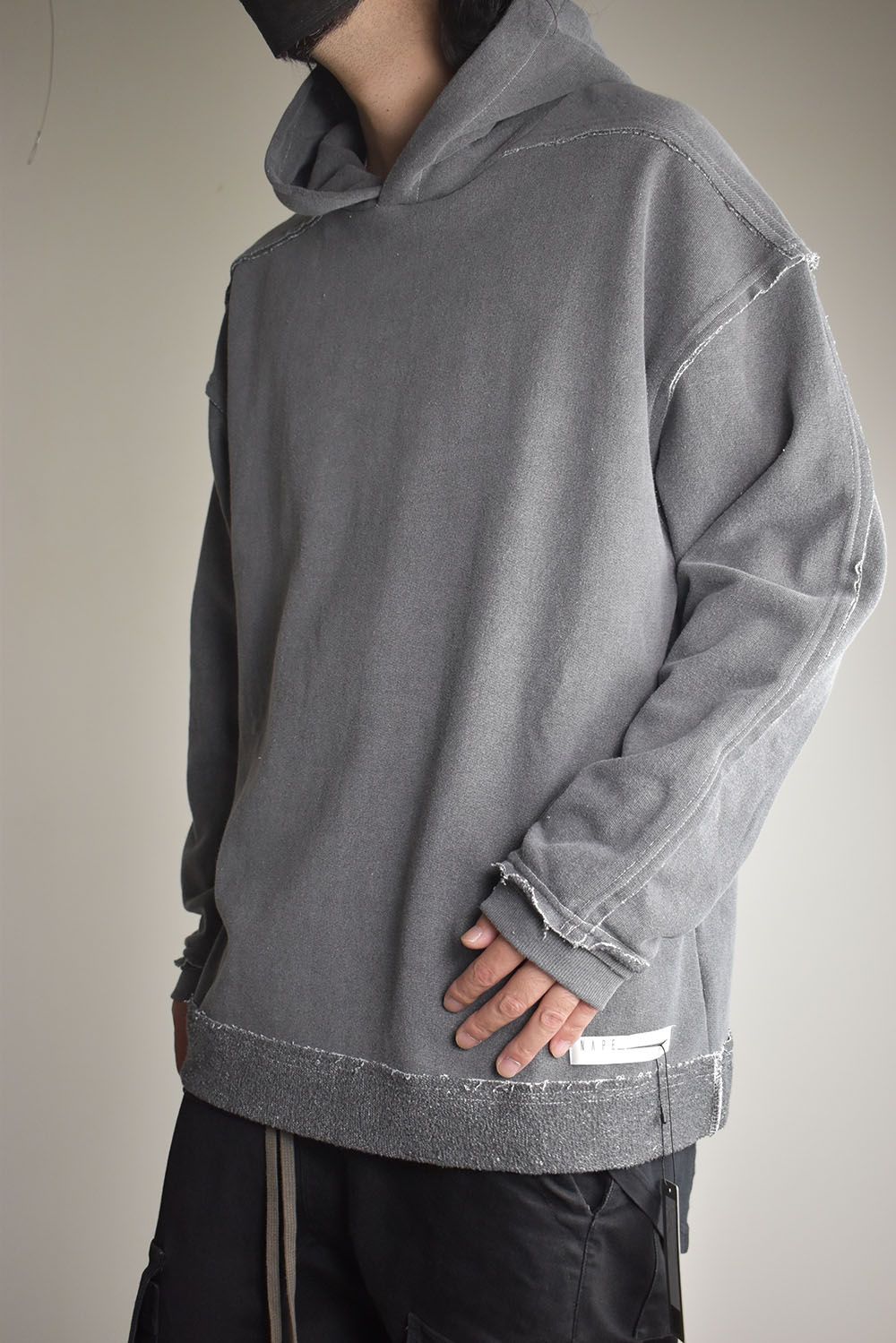 Painter Sweat Pullover Hoodie"Grey" / ピグメントスウェットプルオーバーフーディ"グレー"