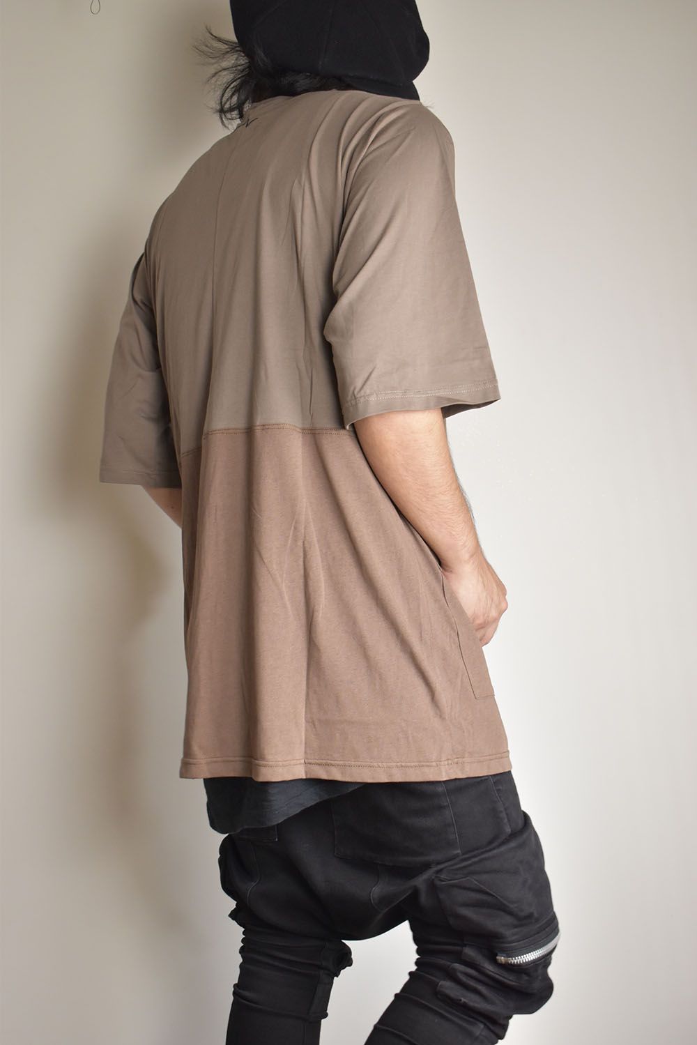 Switching Pocket Tee"Walnut" / スウィッチングポケットTee"ウォルナット"