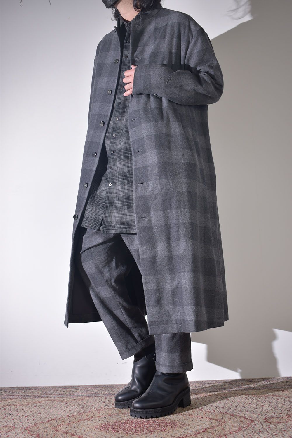 kujaku 2025AW 魅力的なチェック柄の3ピース