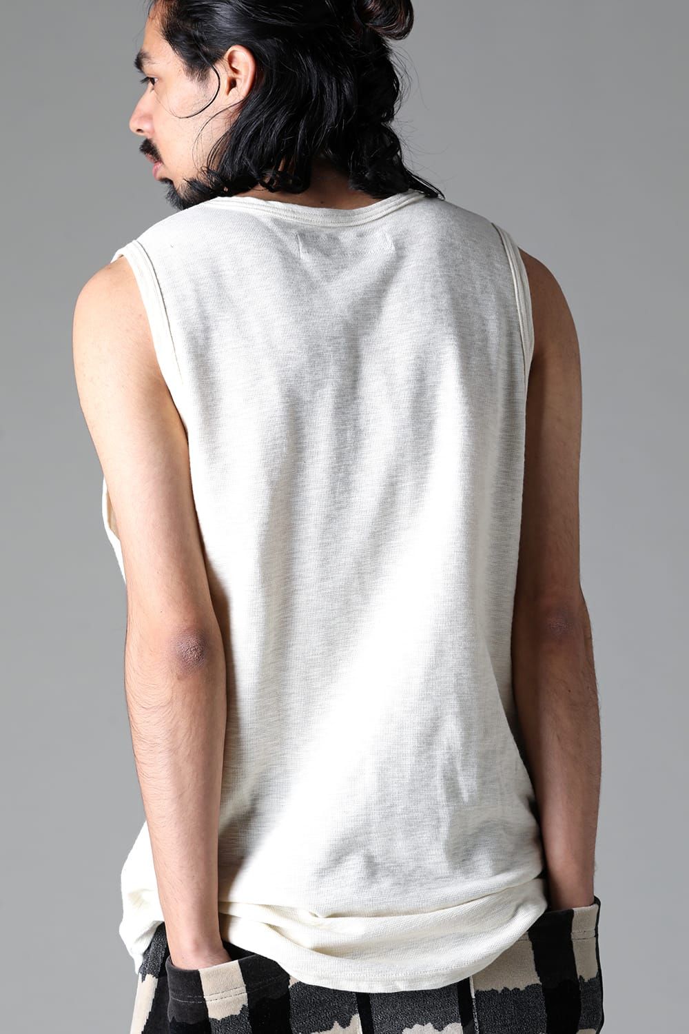 《2025AW先行予約》Tank Top"Black / Ivory / Grey / Beige /Khaki /D.Grey" /タンクトップ"ブラック/アイボリー/グレー/ベージュ/カーキ/ダークグレー"