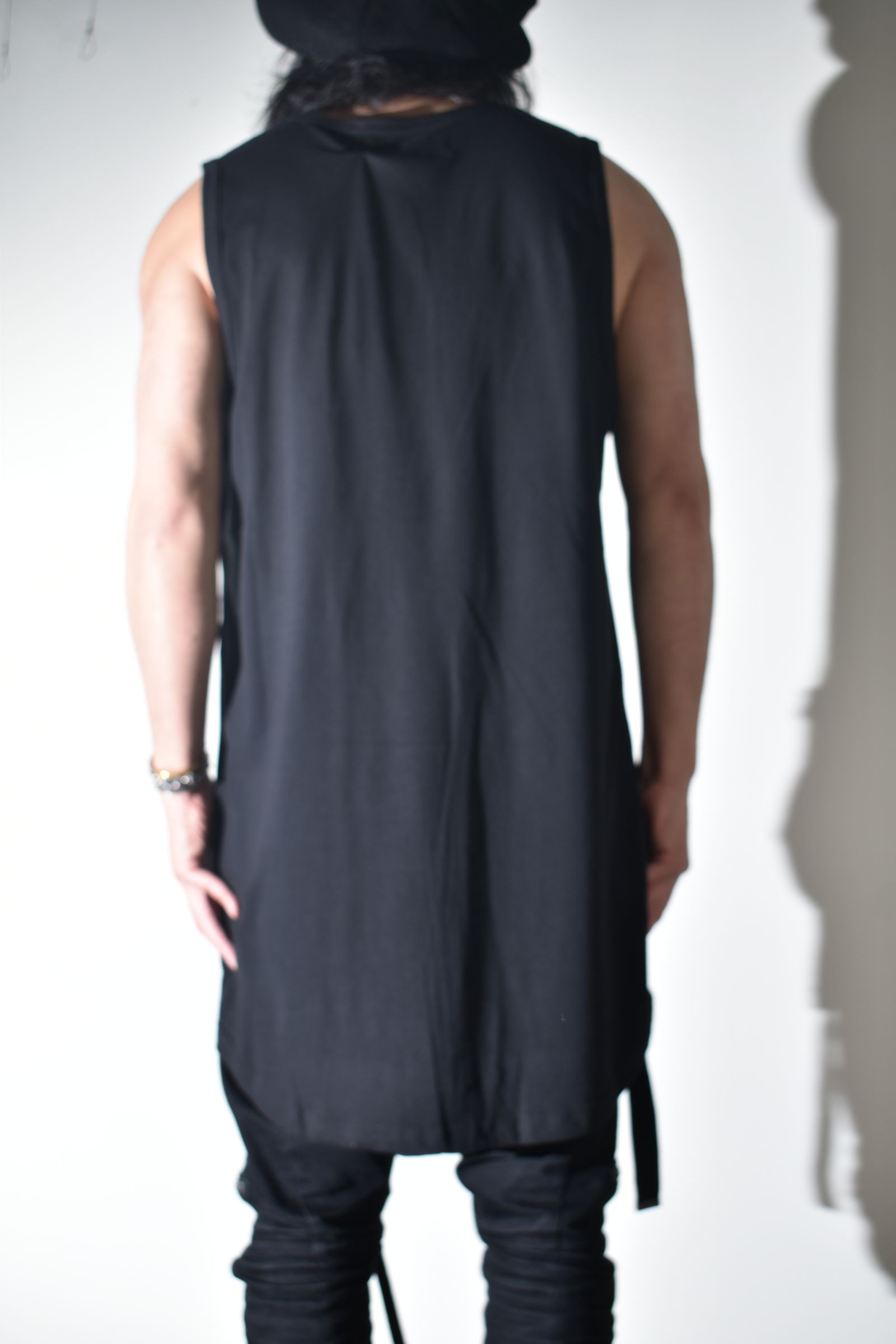 Long Tank Top"Black" / ロングタンクトップ"ブラック"