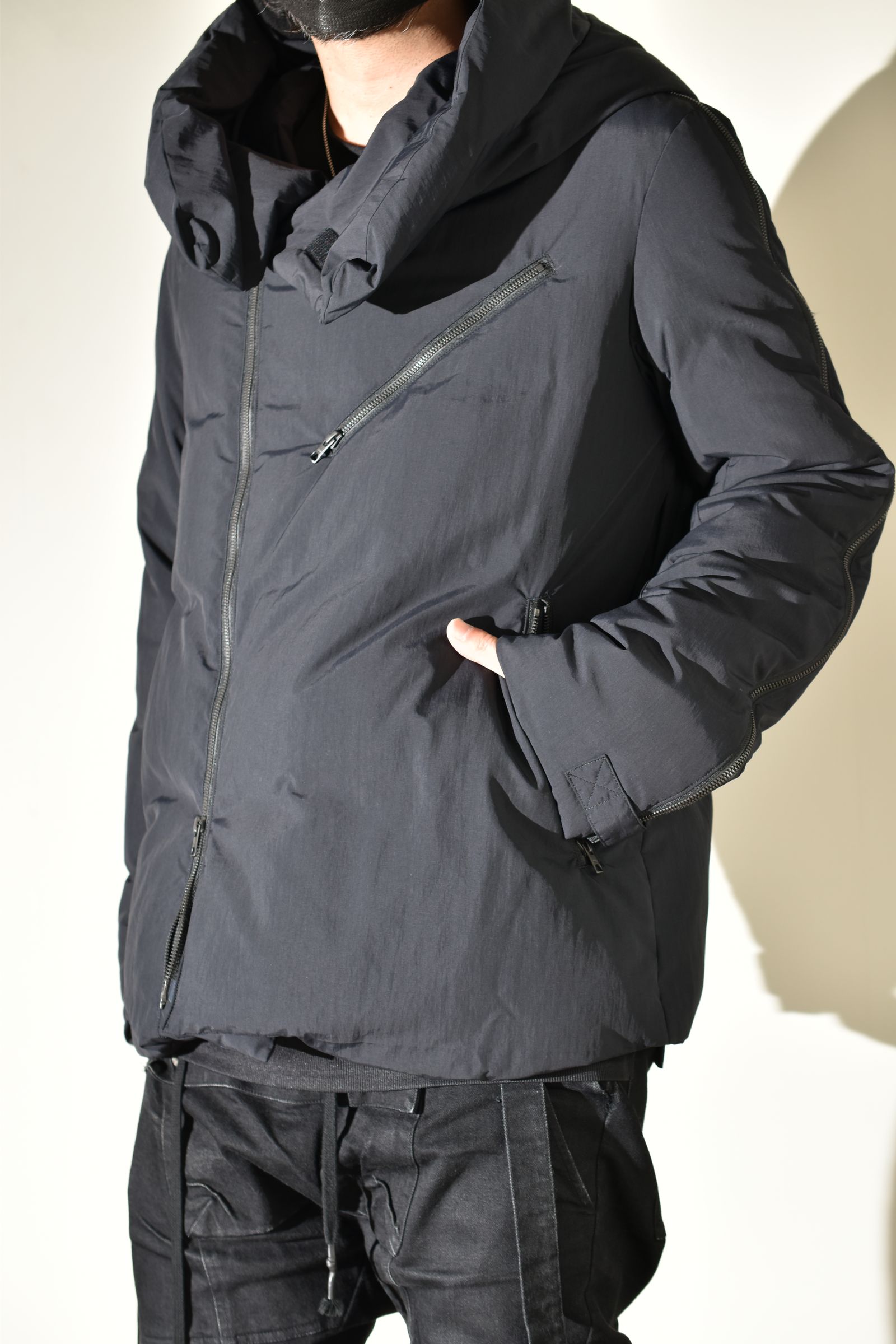 Multi Zip Down Parka Jacket (with Vest)"Black" / マルチジップダウンパーカージャケット(ベスト付き)"ブラック"