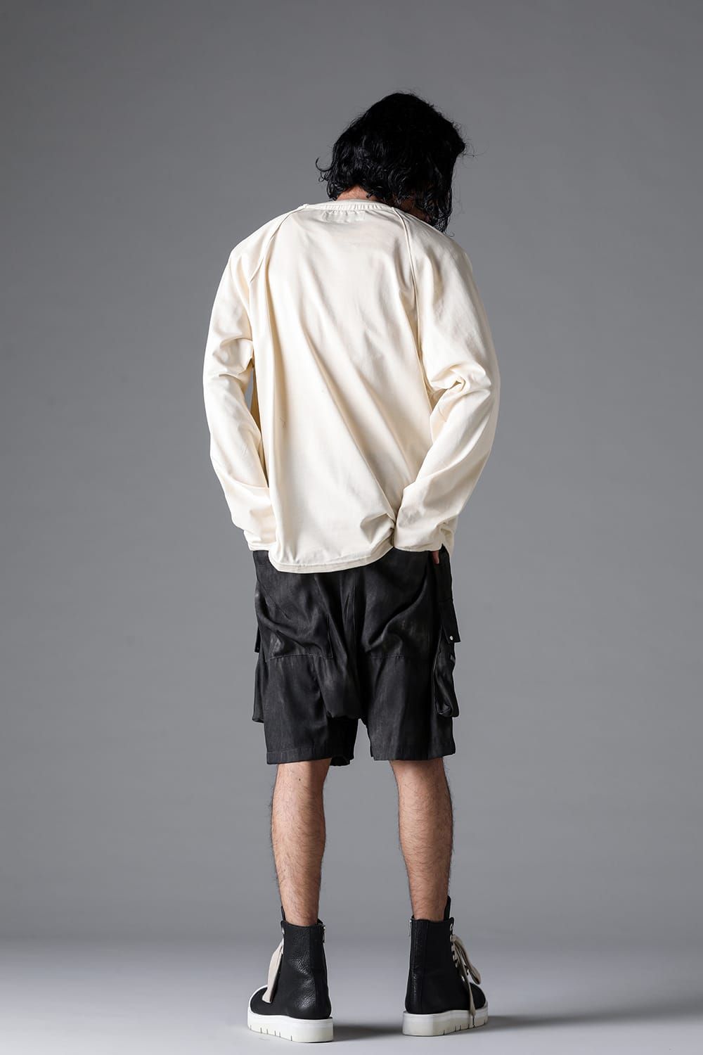 《2026SS先行予約》Cargo Shorts"Black / Uneven D.Grey / Uneven Grey" / カーゴショーツ"ブラック/アンイーブンダークグレー/アンイーブングレー"