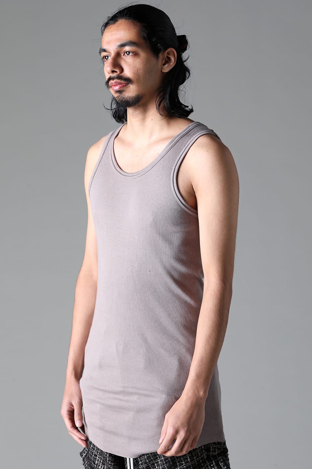 《2025AW先行予約》Rib Tank Top"Black / White /G.Beige / Grey / L.Beige" / リブタンクトップ"ブラック/ホワイト/グレーベージュ/グレー/ライトベージュ"