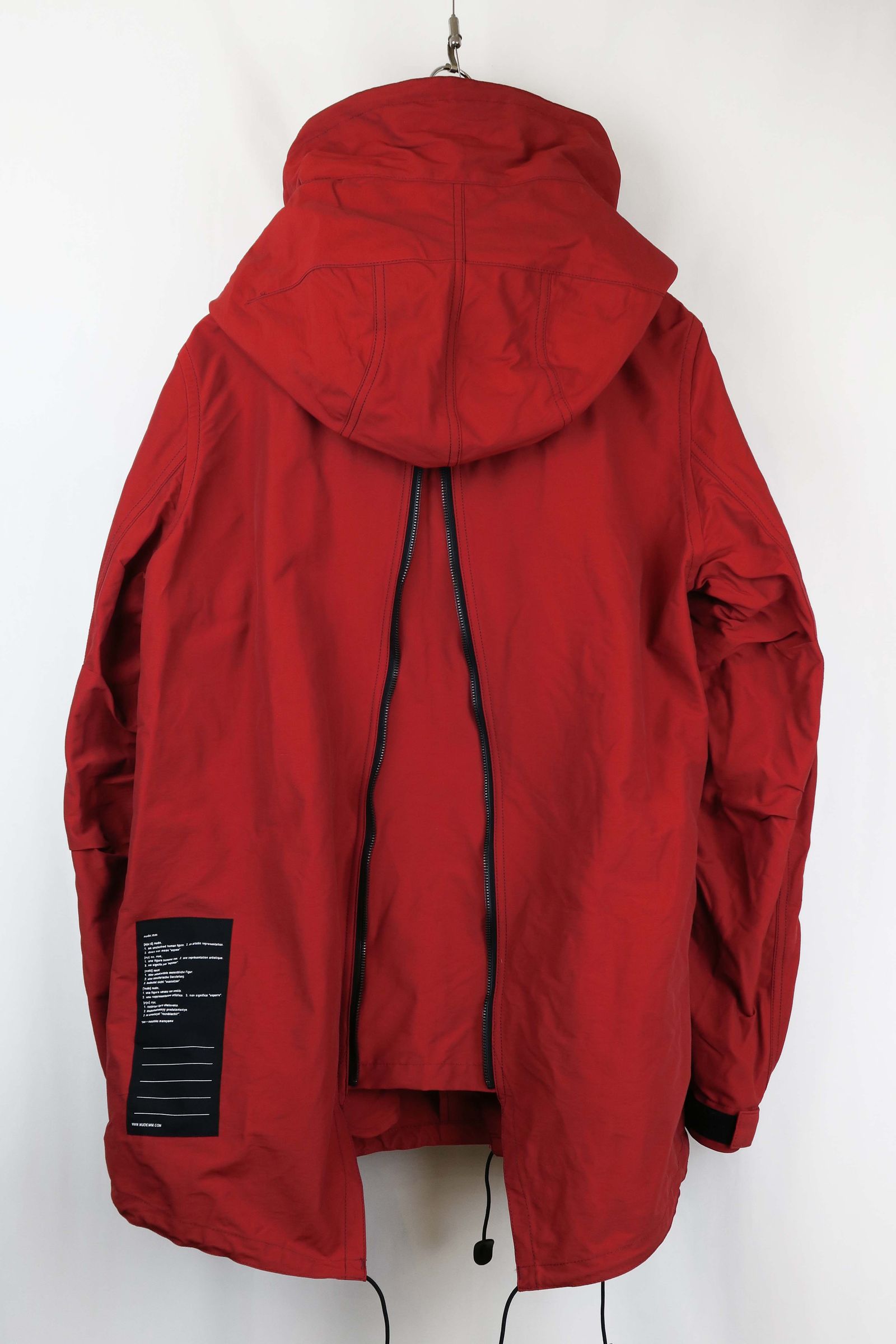 Multi Zip Short Mods Coat"Red" / マルチジップショートモッズコート"レッド"