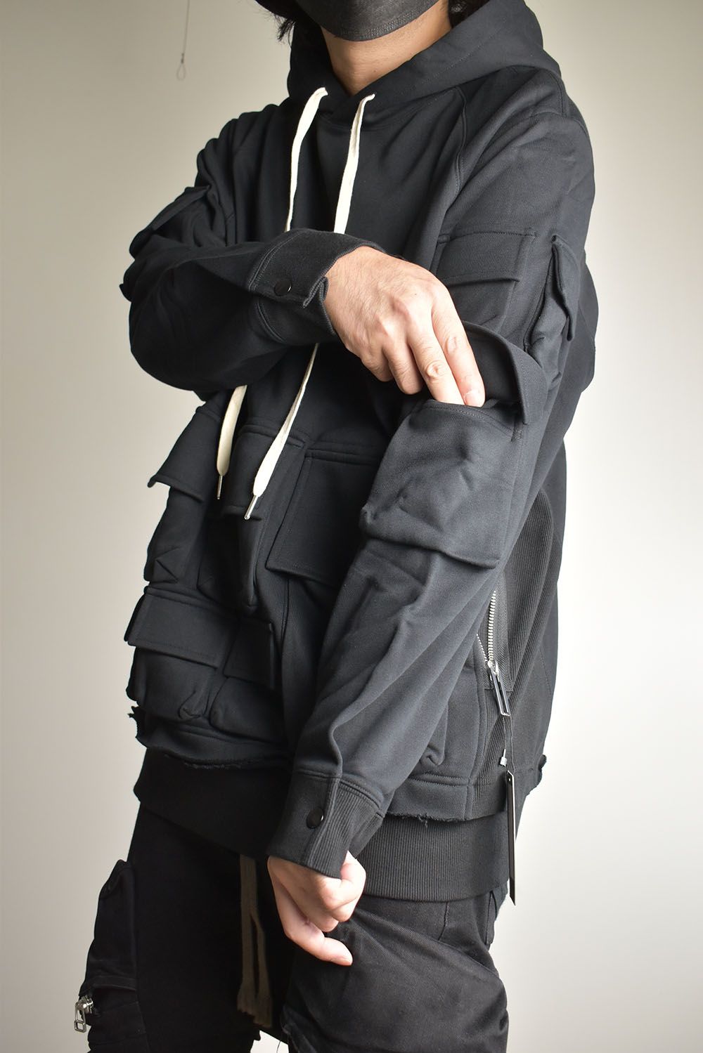 Basic Hoodie Pull"Black" / ベーシックフーディプル"ブラック"