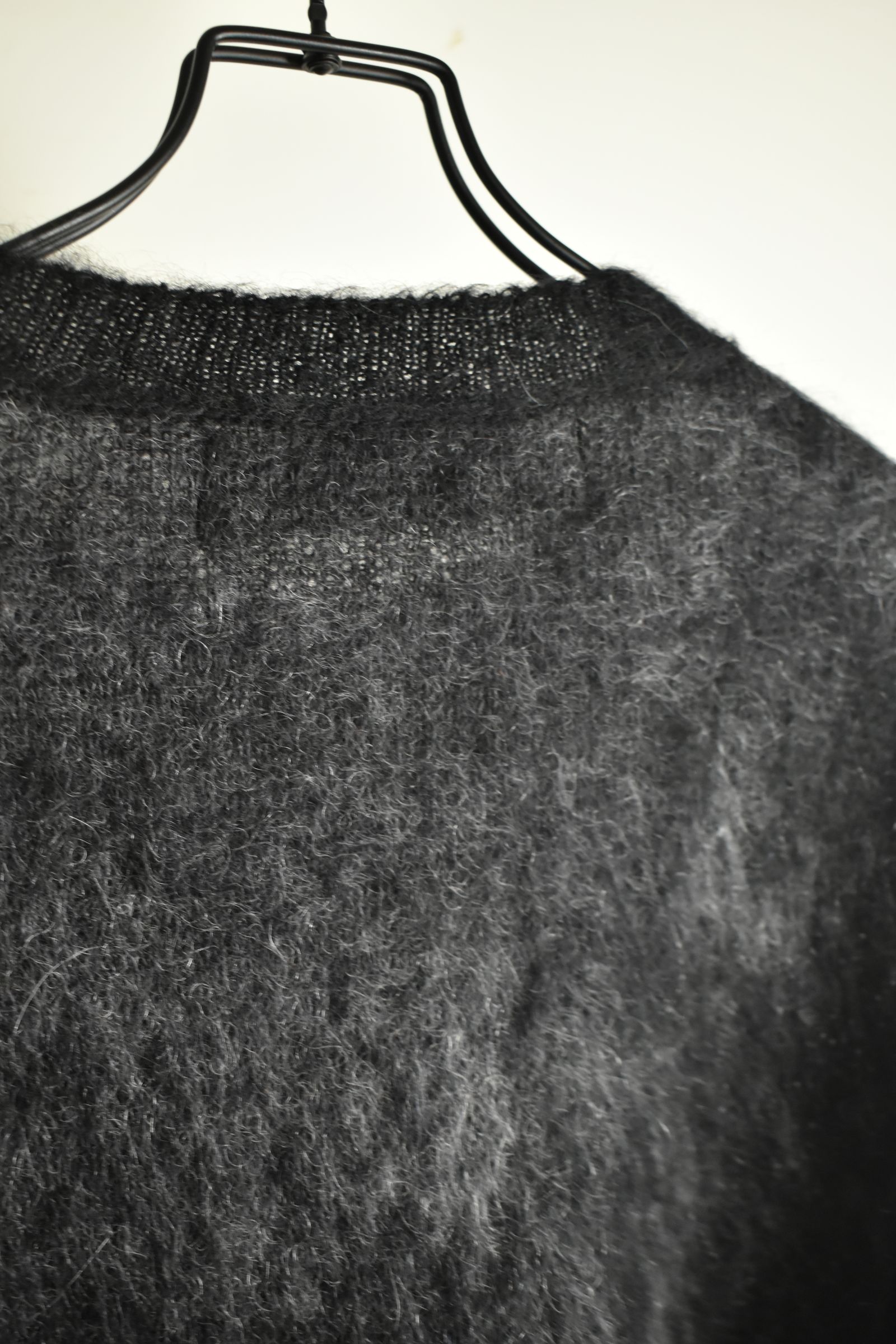 Gradation Mohair Knit Pullover"Black" / グラデーションモヘアニットプルオーバー"ブラック"