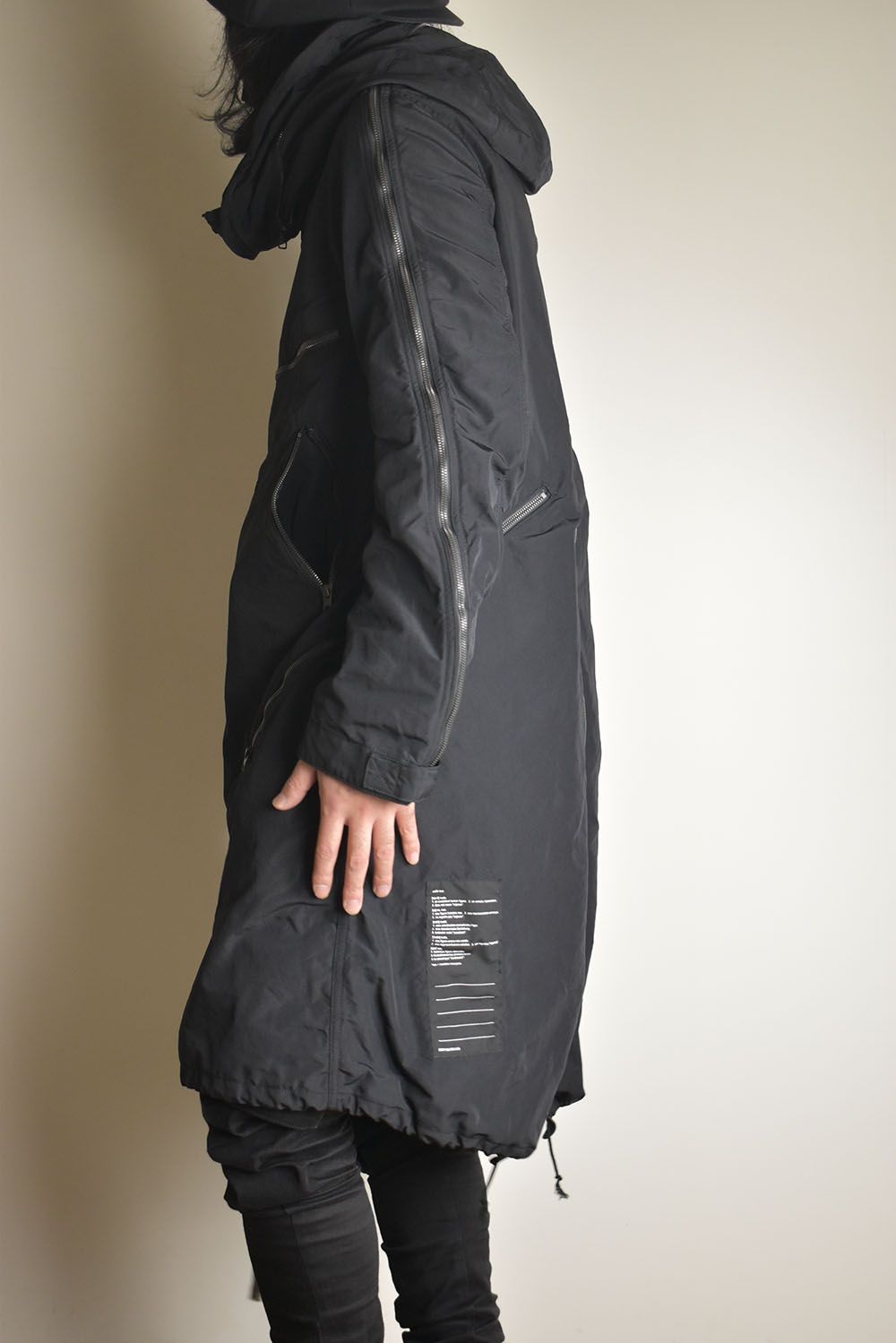 Multi Zip Military Parka Coat"Black" / マルチジップミリタリーパーカーコート"ブラック"