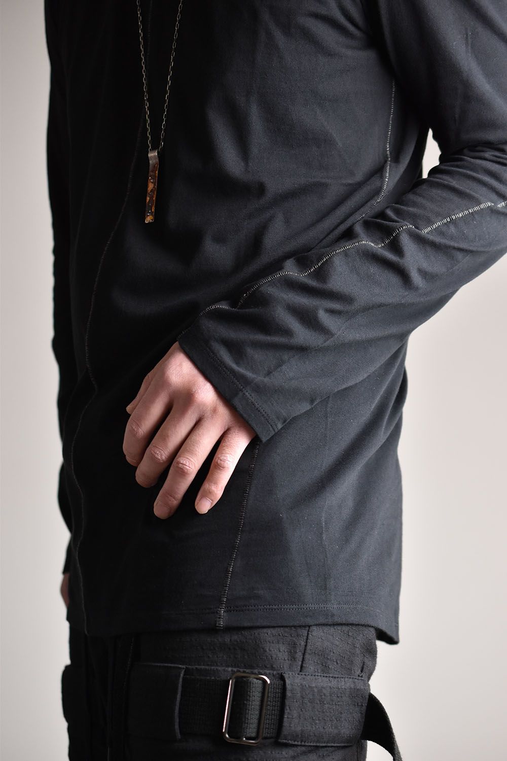 Soft Cottn Jersey Long Sleeve Tee"Black"/30-ソフトコットンジャージーロングスリーブTシャツ"ブラック"