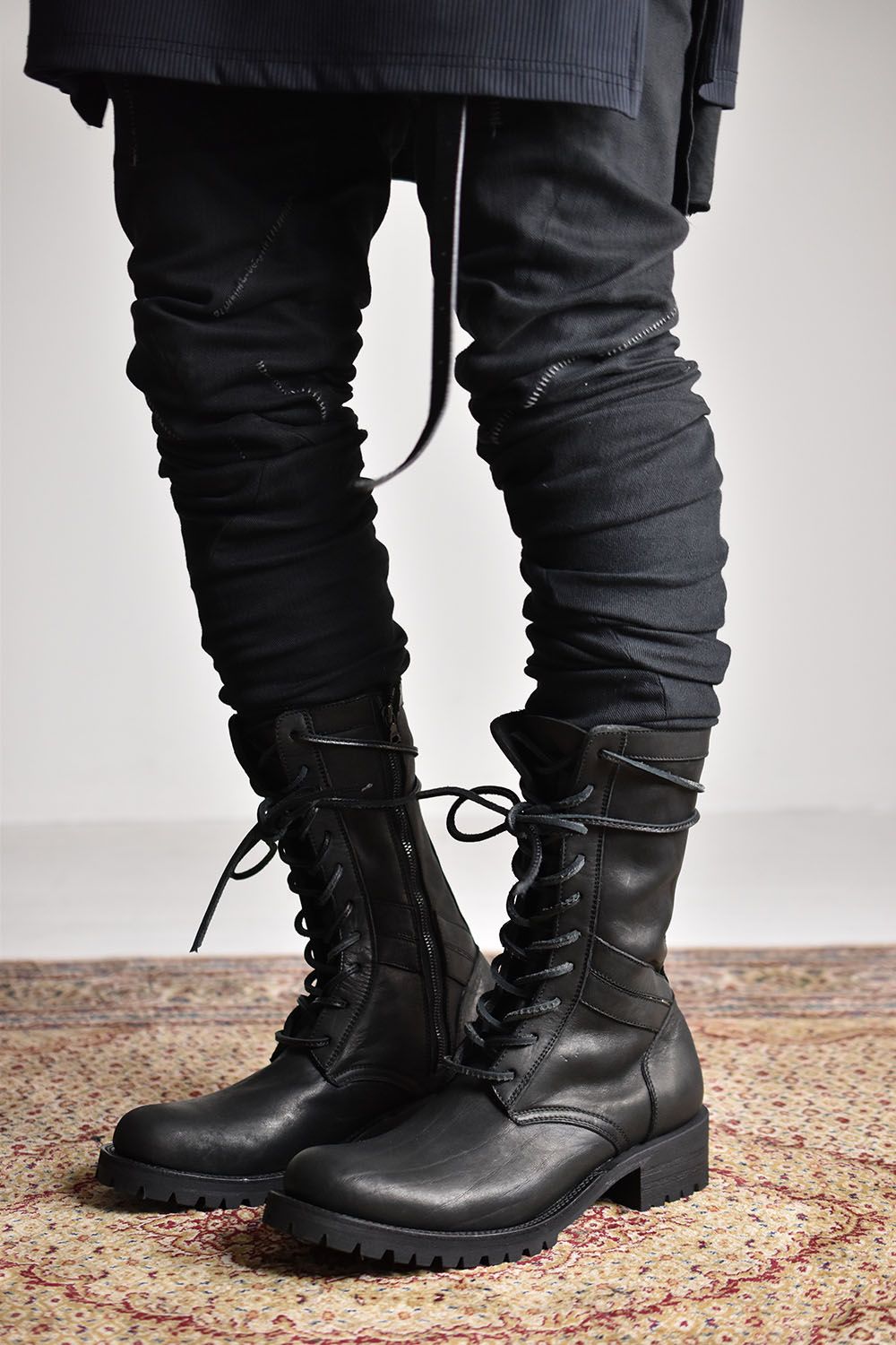 Double Shoulder Combat Boots"Black"/ダブルショルダーコンバットブーツ"ブラック"