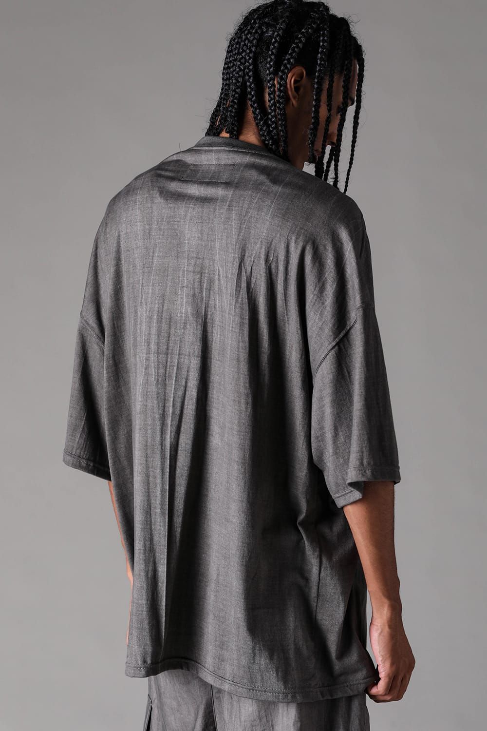 《2027SS先行予約》Sumi Dyed Jumbo Tee"L.Grey / Grey / D.Grey" / 墨染ジャンボTee"ライトグレー / グレー /ダークグレー"