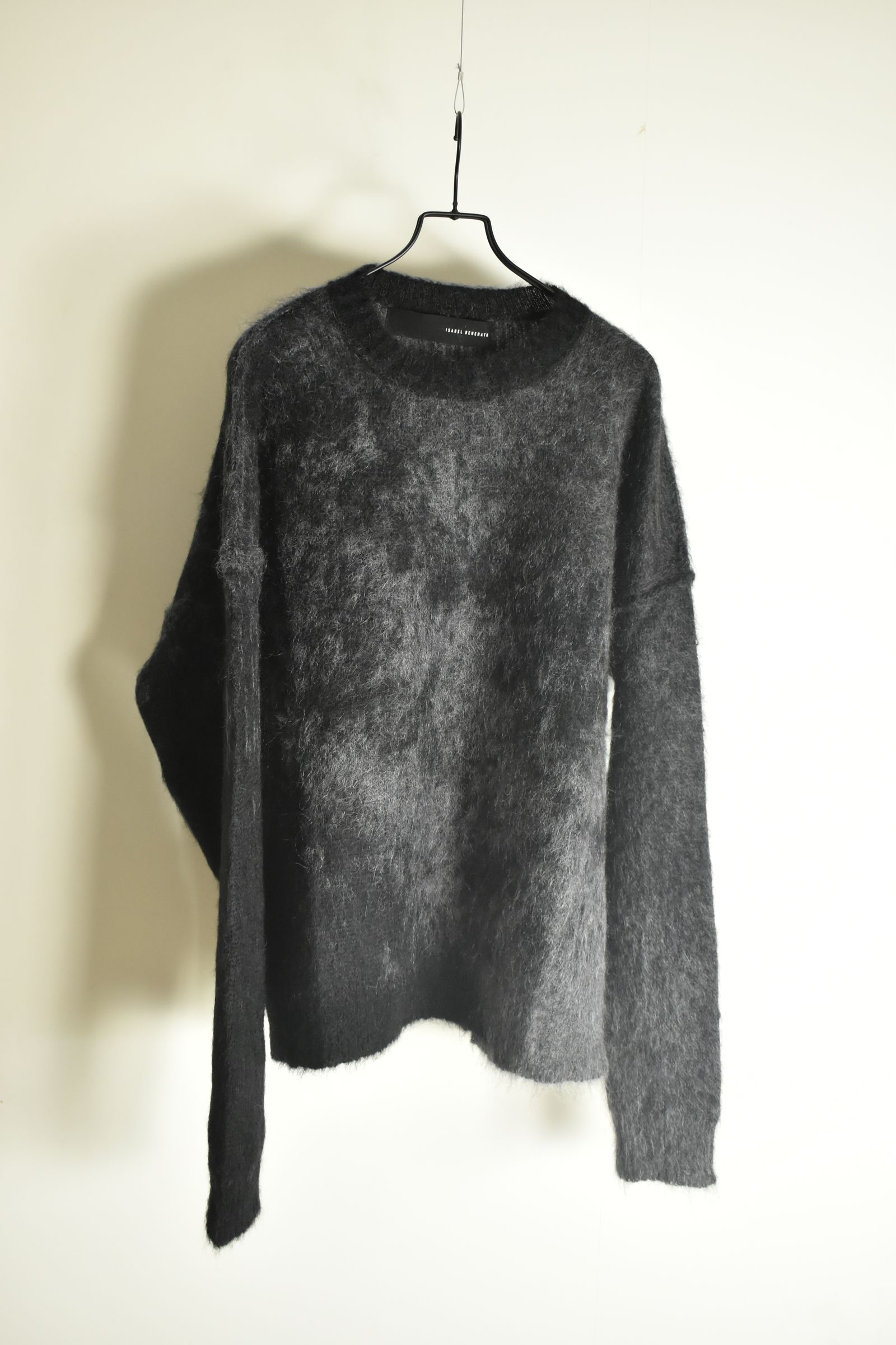 Gradation Mohair Knit Pullover"Black" / グラデーションモヘアニットプルオーバー"ブラック"