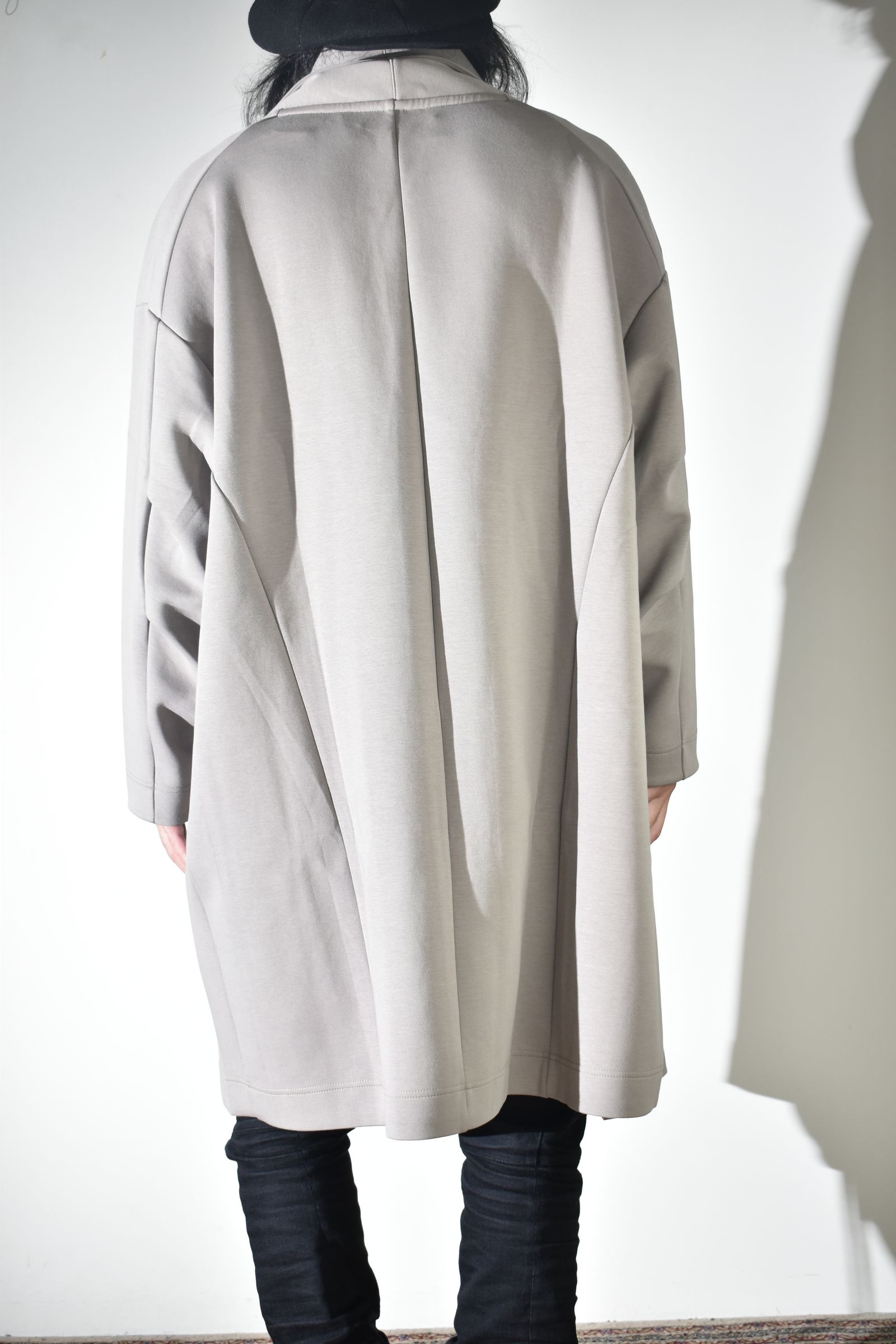 Rap Jersey Coat "Greige" / ラップジャージーコート"グレージュ"