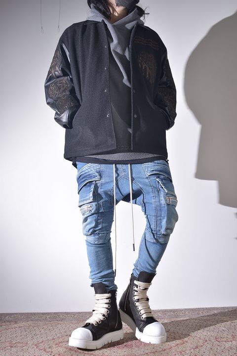 インディゴ × ピグメントグレー