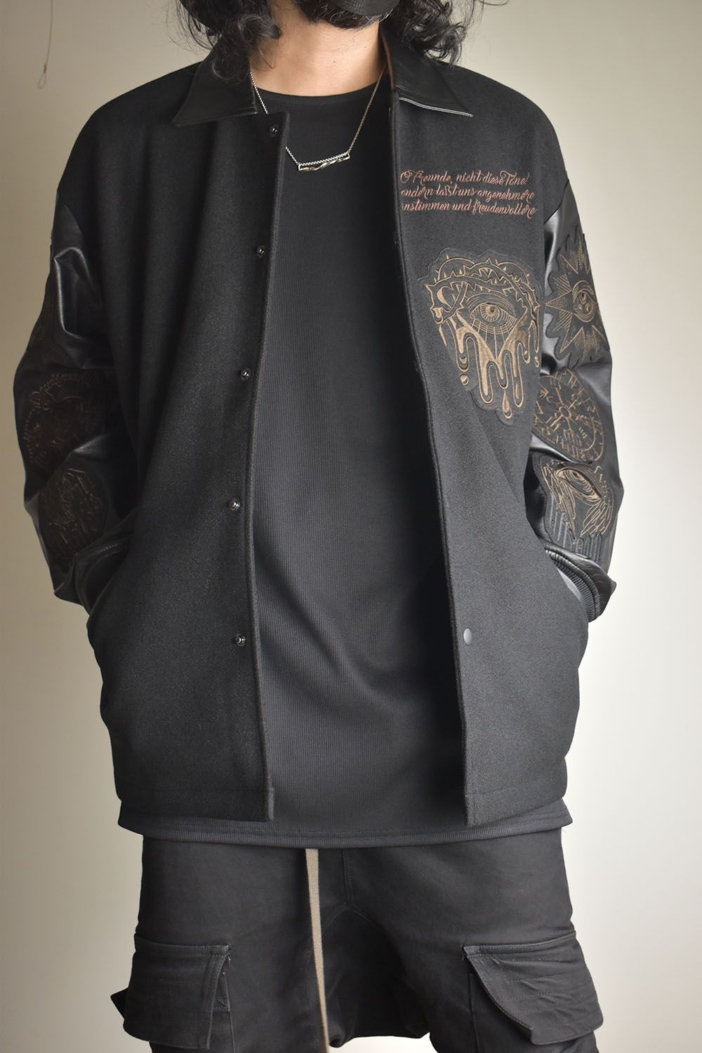 Heavy Melton Coach Jacket"Black" / ヘビーメルトンコーチジャケット"ブラック"