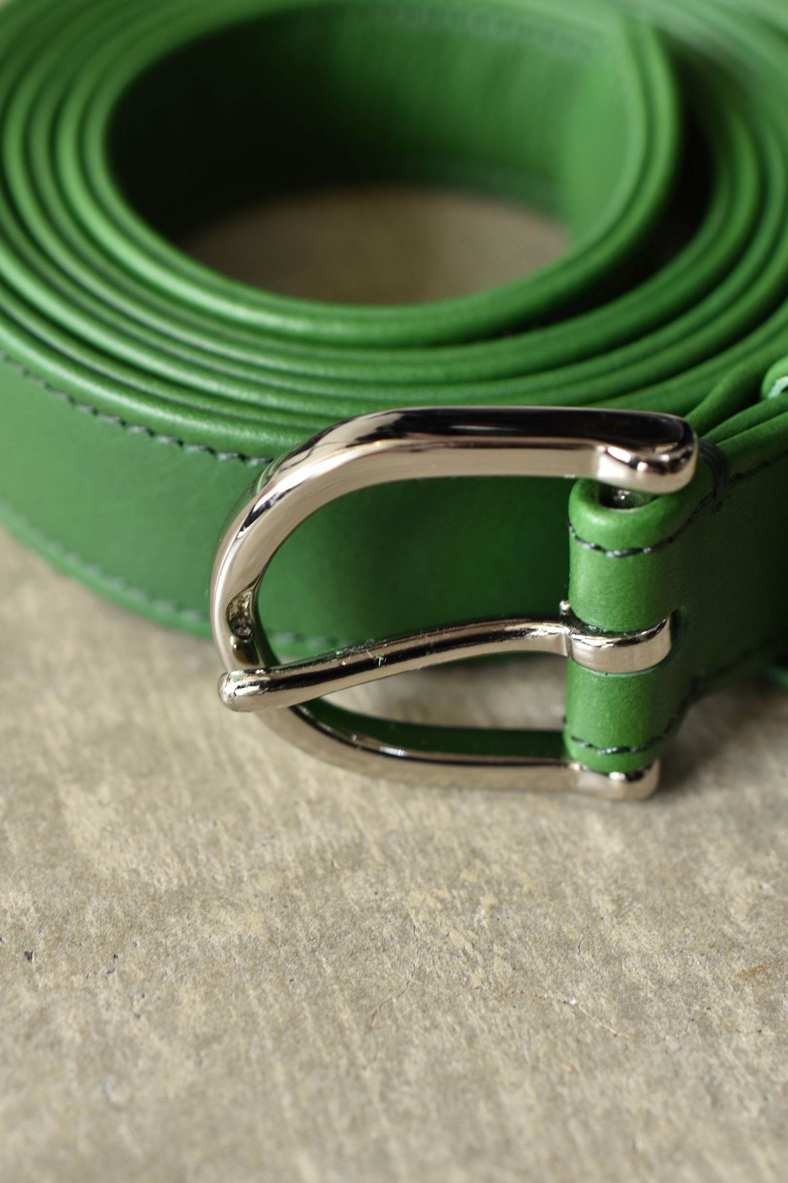Leather Belt"Green" / レザーベルト "グリーン"