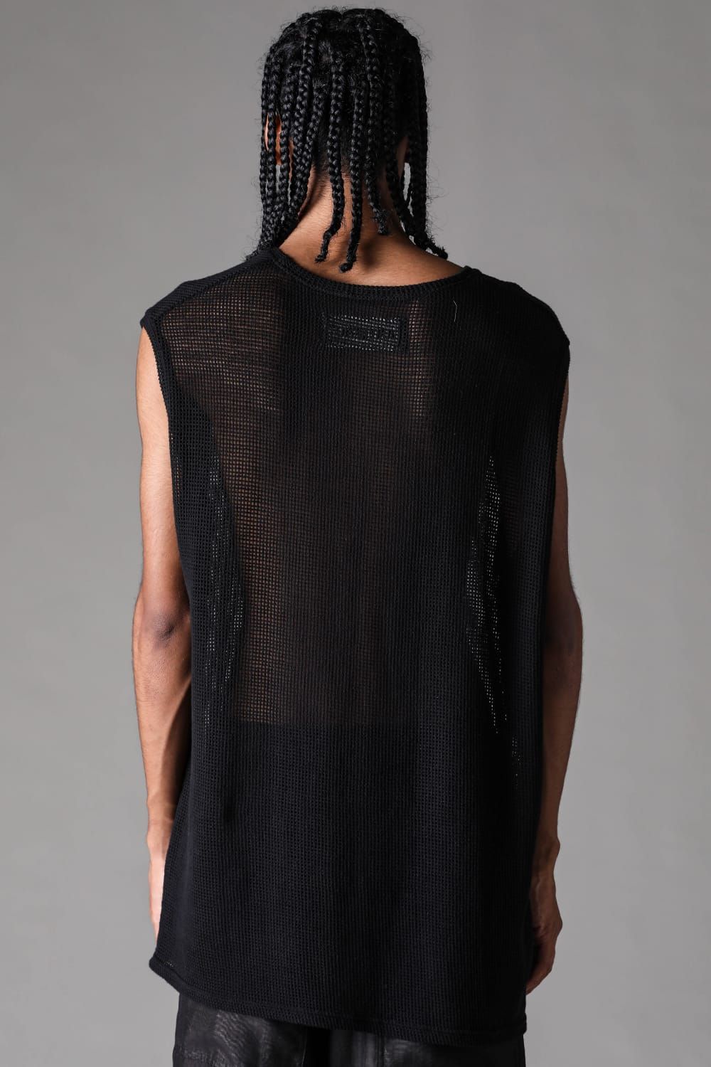 《2027SS先行予約》Mesh Tank Top "Black" / メッシュタンクトップ "ブラック"