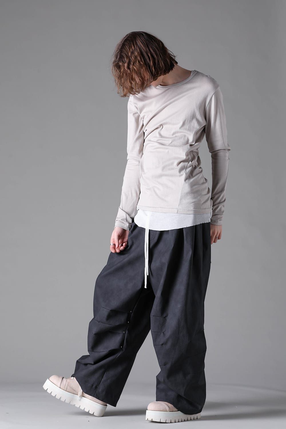 《2026AW先行予約》Slim Fit Long Sleeve "Black / Brown /Grey / D.Grey /Khaki" / スリムフィットロングスリーブ"ブラック/ブラウン/グレー/ダークグレー/カーキ"