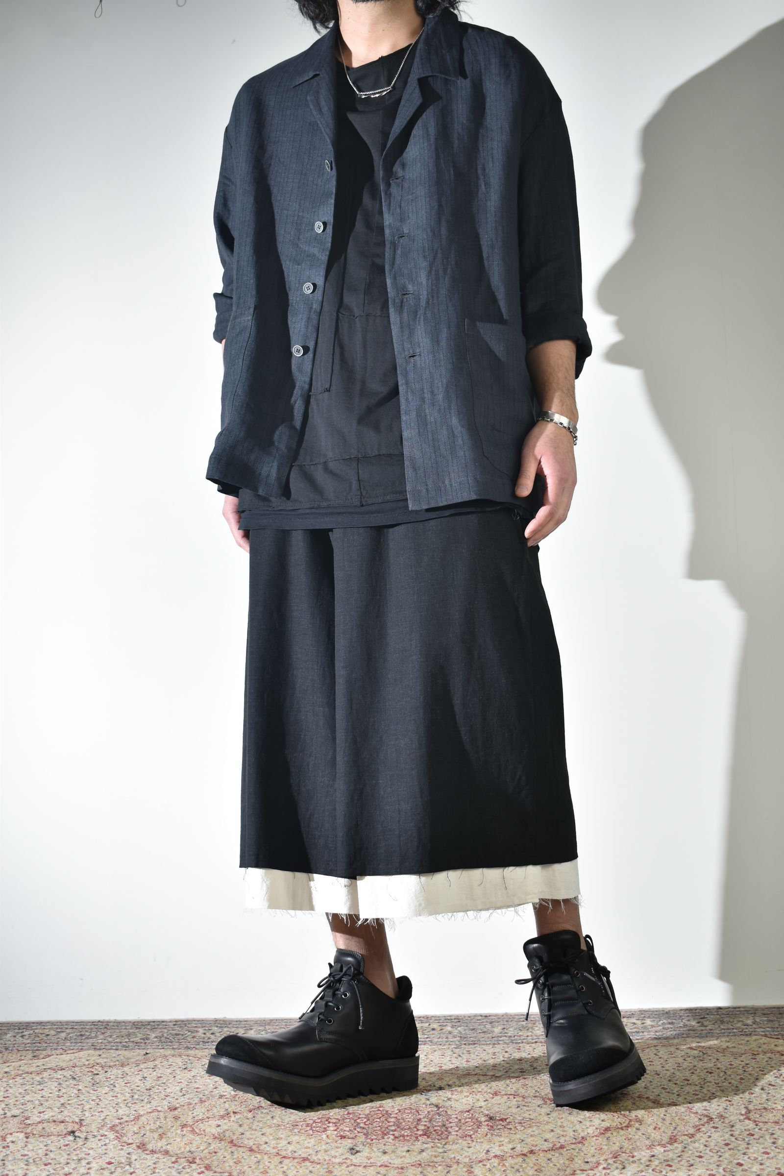 ラフな着方もあり