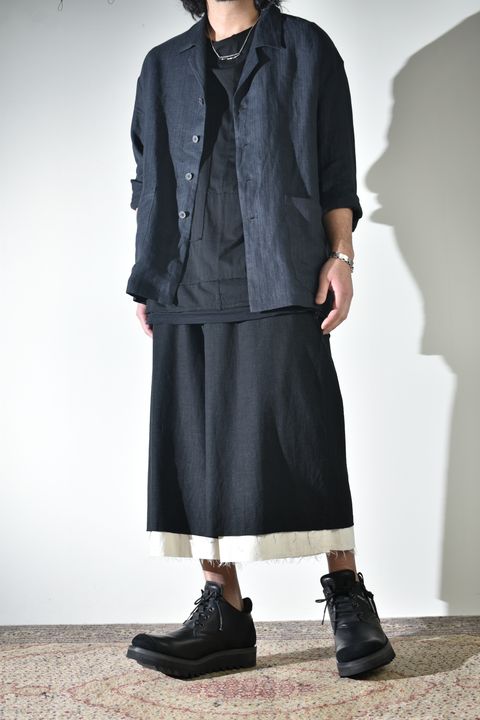 ラフな着方もあり