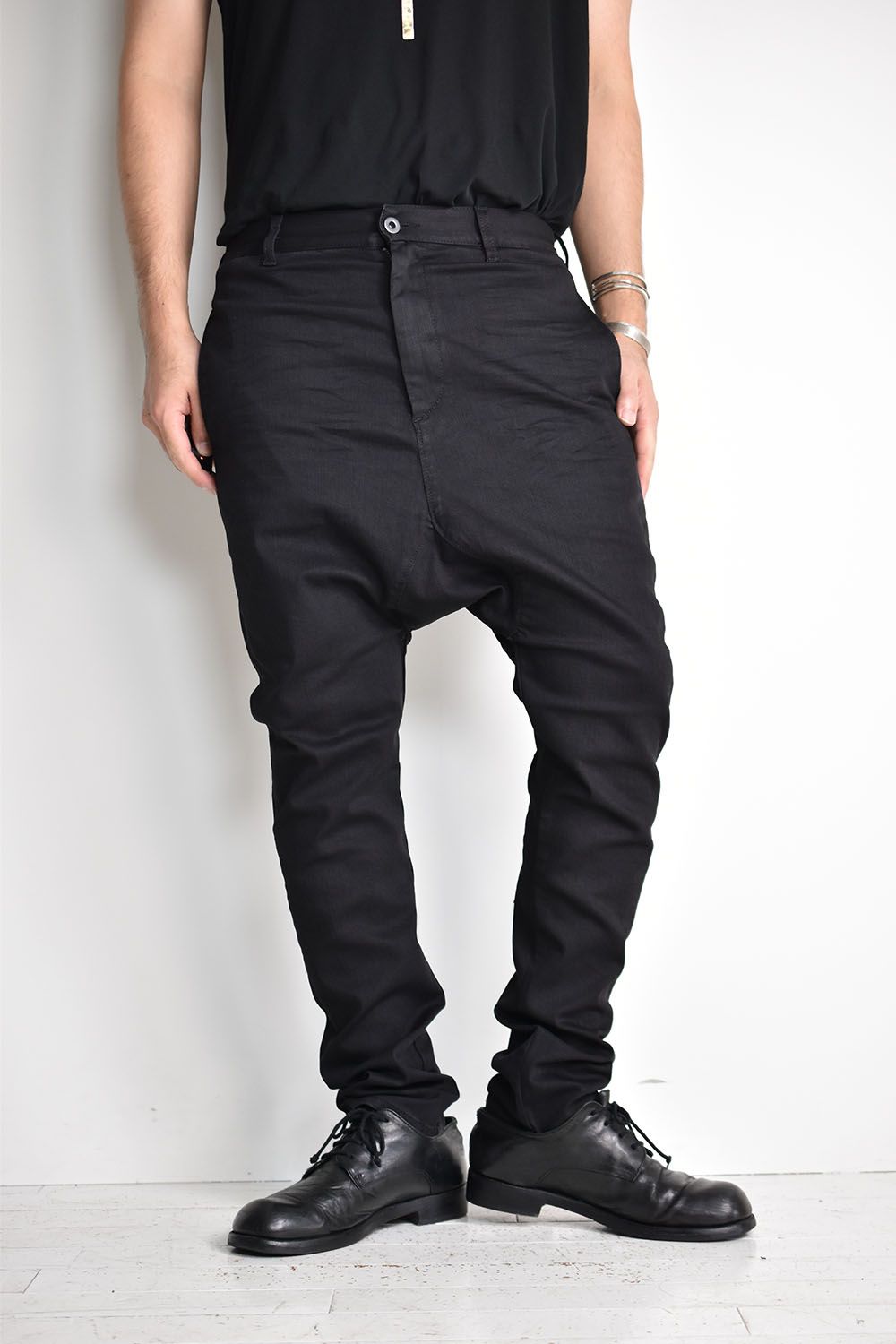 ISKO Made in ITALY Denim Sarrouel"Black"/サルエルデニム"ブラック"