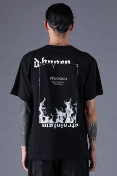 《2027SS先行予約分》Printed T-Shirt -FIRE- "Black" / プリントTee-Fire-"ブラック"