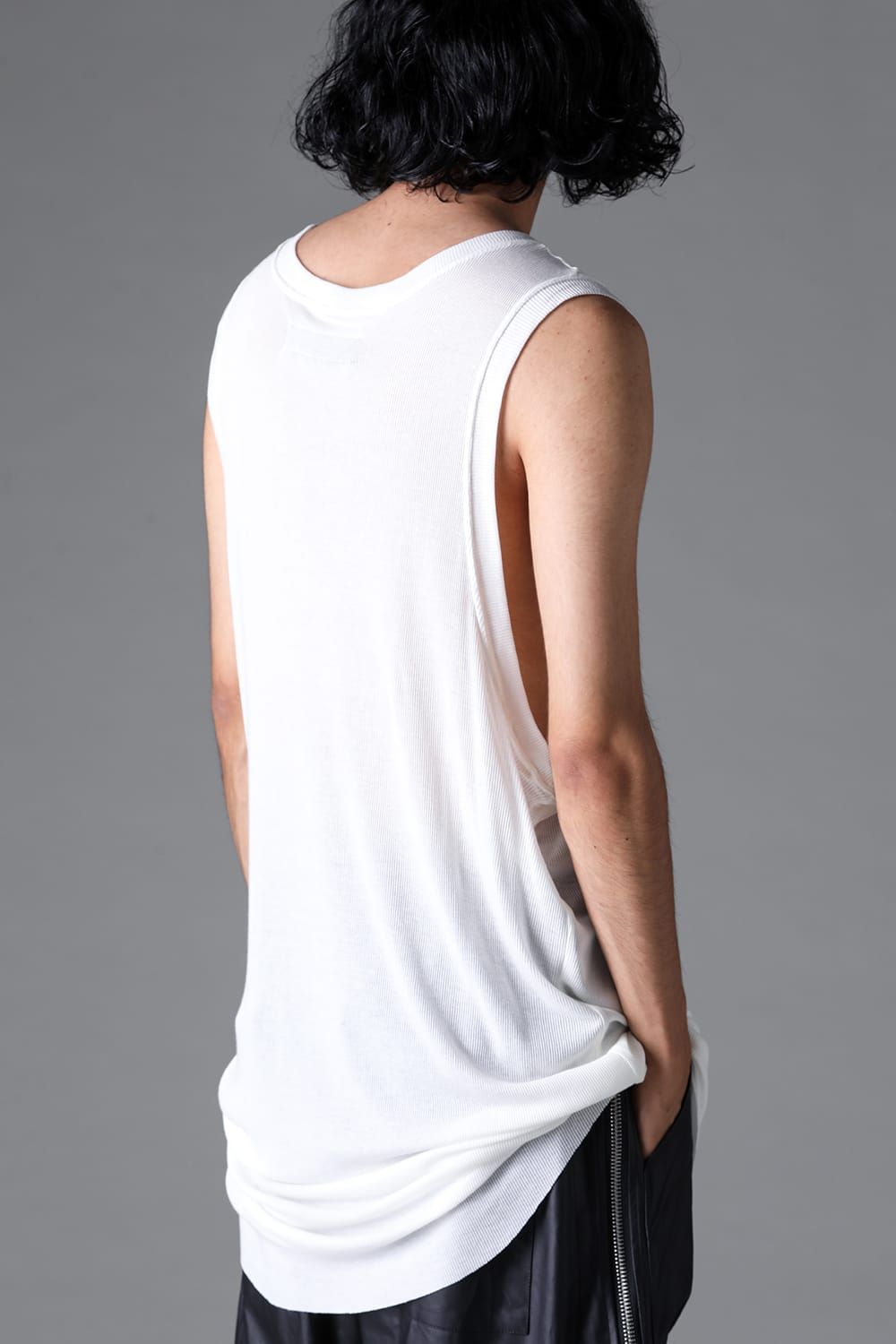 《2026SS先行予約》Rib Long Tank Top"Black / White /Grey" / リブロングタンクトップ"ブラック/ホワイト/グレー"