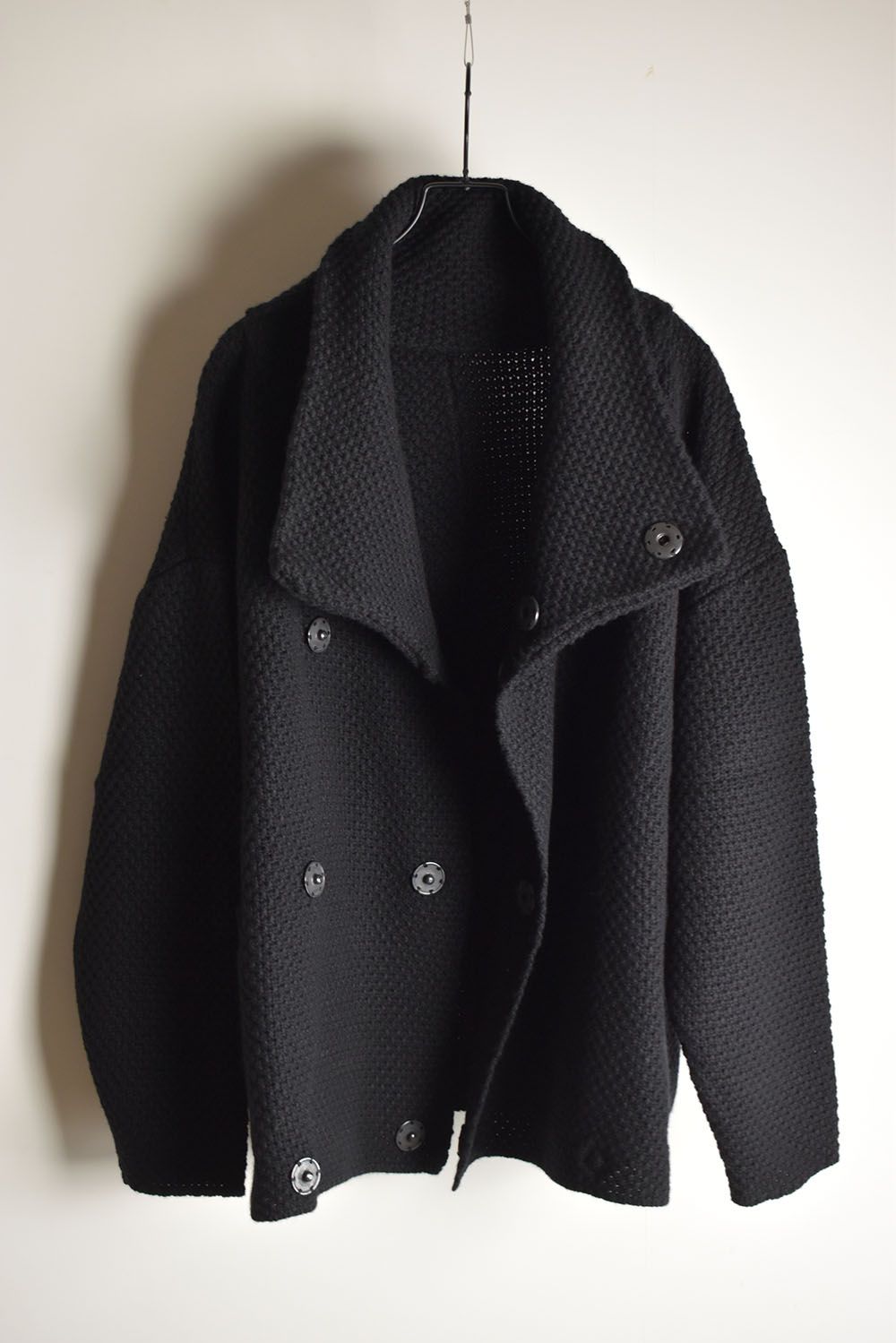 1.5G Snap Cardigan "Black" / 1.5Gスナップカーディガン"ブラック"