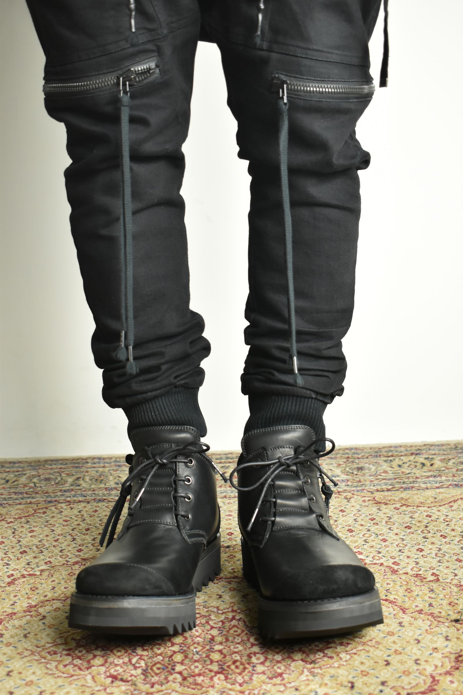 Horse Leather Derby Shoes"Black" / ホースレザーダービーシューズ"ブラック"