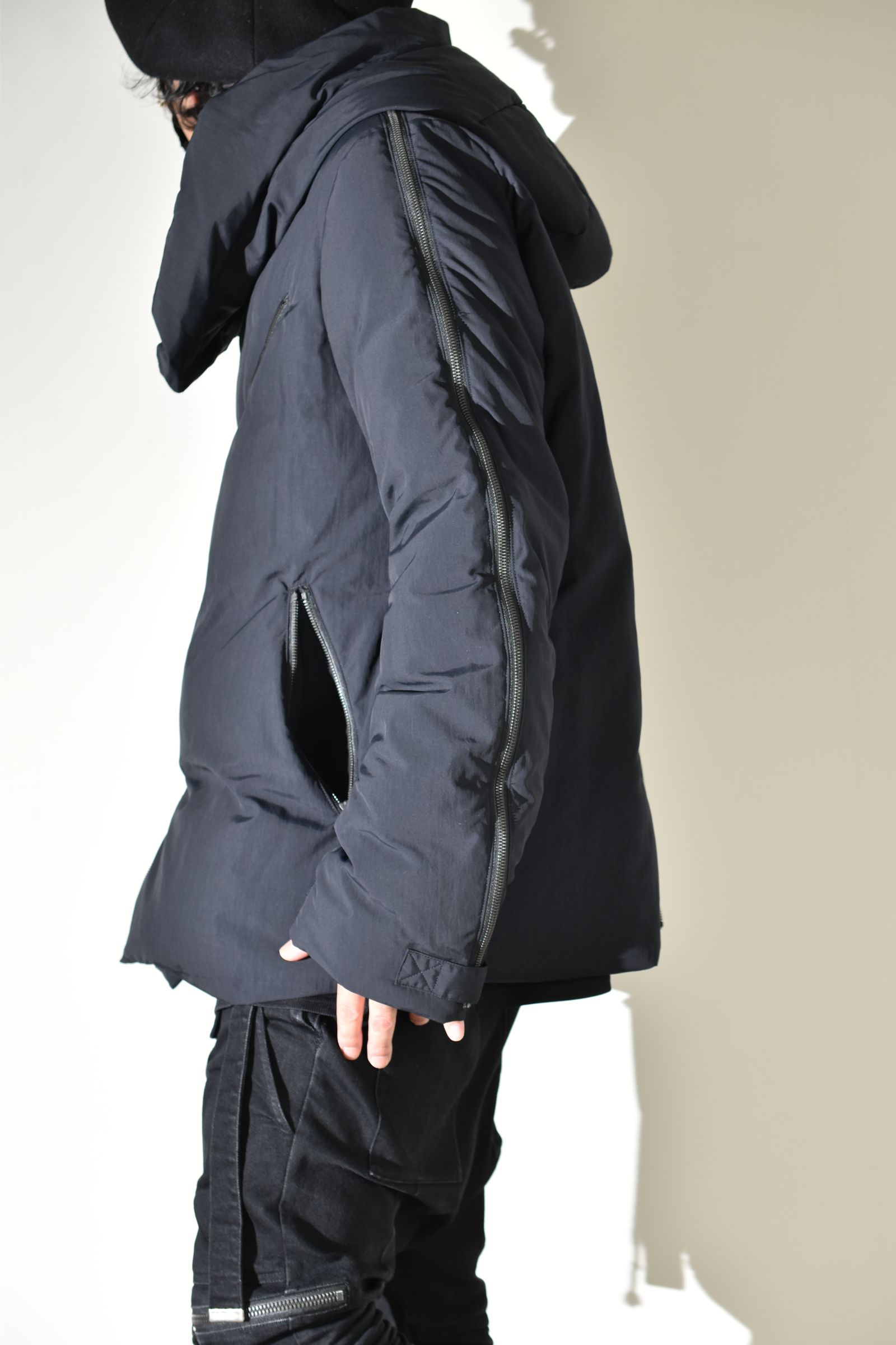 Multi Zip Down Parka Jacket (with Vest)"Black" / マルチジップダウンパーカージャケット(ベスト付き)"ブラック"
