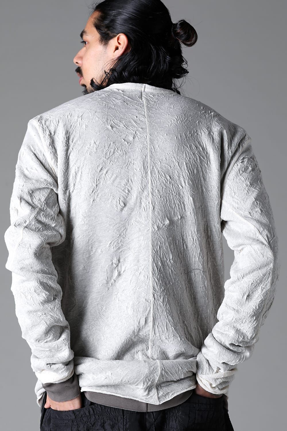 《2025AW先行予約》Bomber Heat Combi Top"Ivory×Grey"/ ボンバーヒートコンビトップ"アイボリー×グレー"