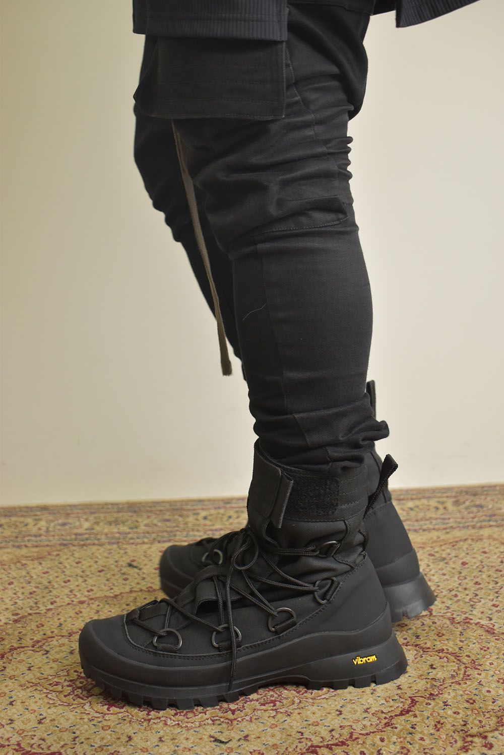High Cut Sneaker "Black" / ハイカットスニーカー"ブラック"